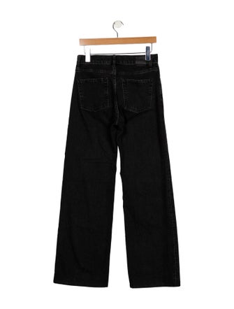 Anine Bing High-Rise Straight Leg Jeans