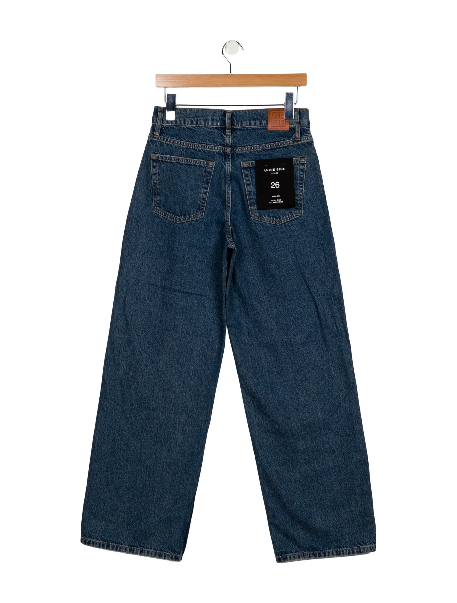 Anine Bing High-Rise Wide Leg Jeans w/ Tags