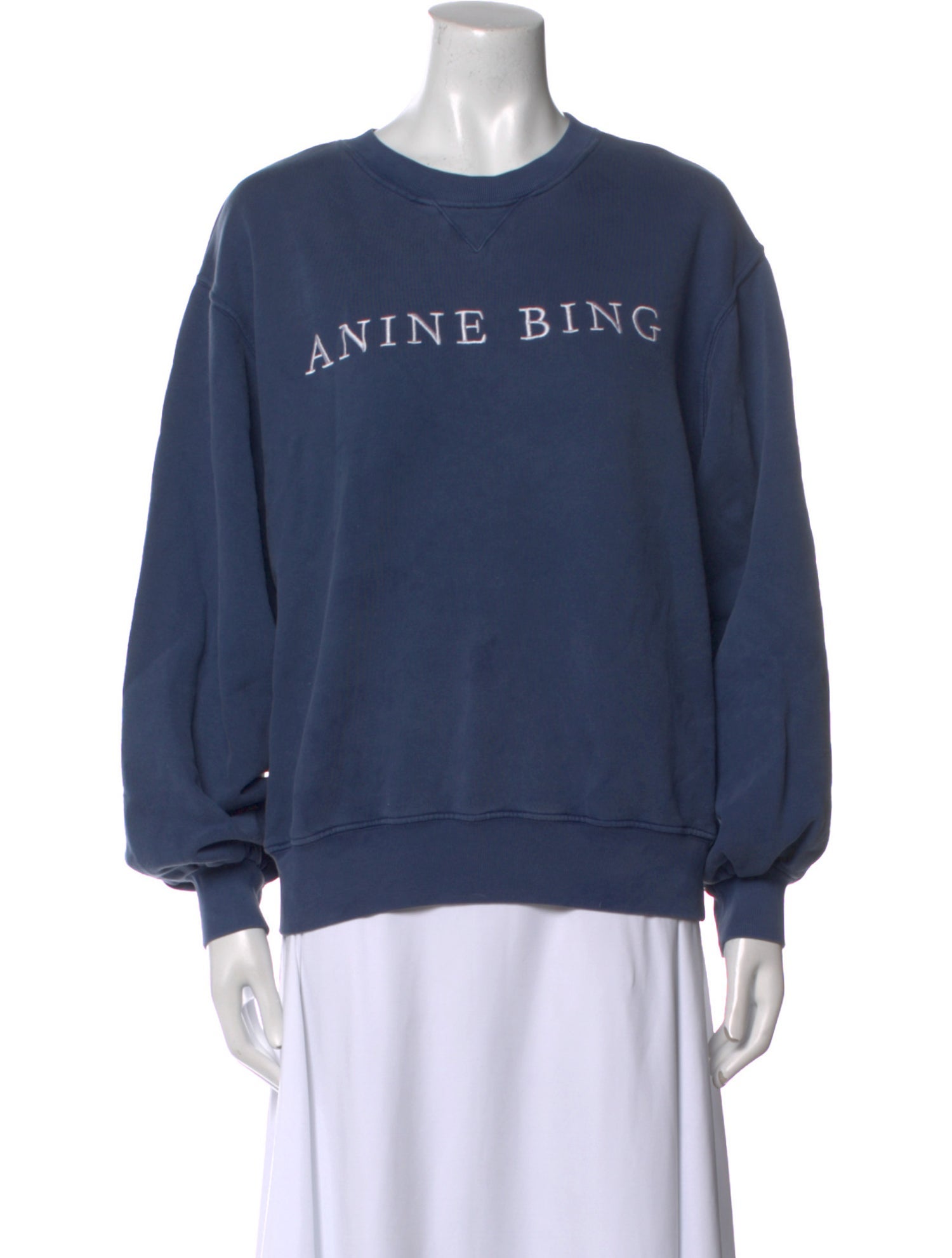 Anine Bing Graphic Print Crew Neck Sweatshirt
