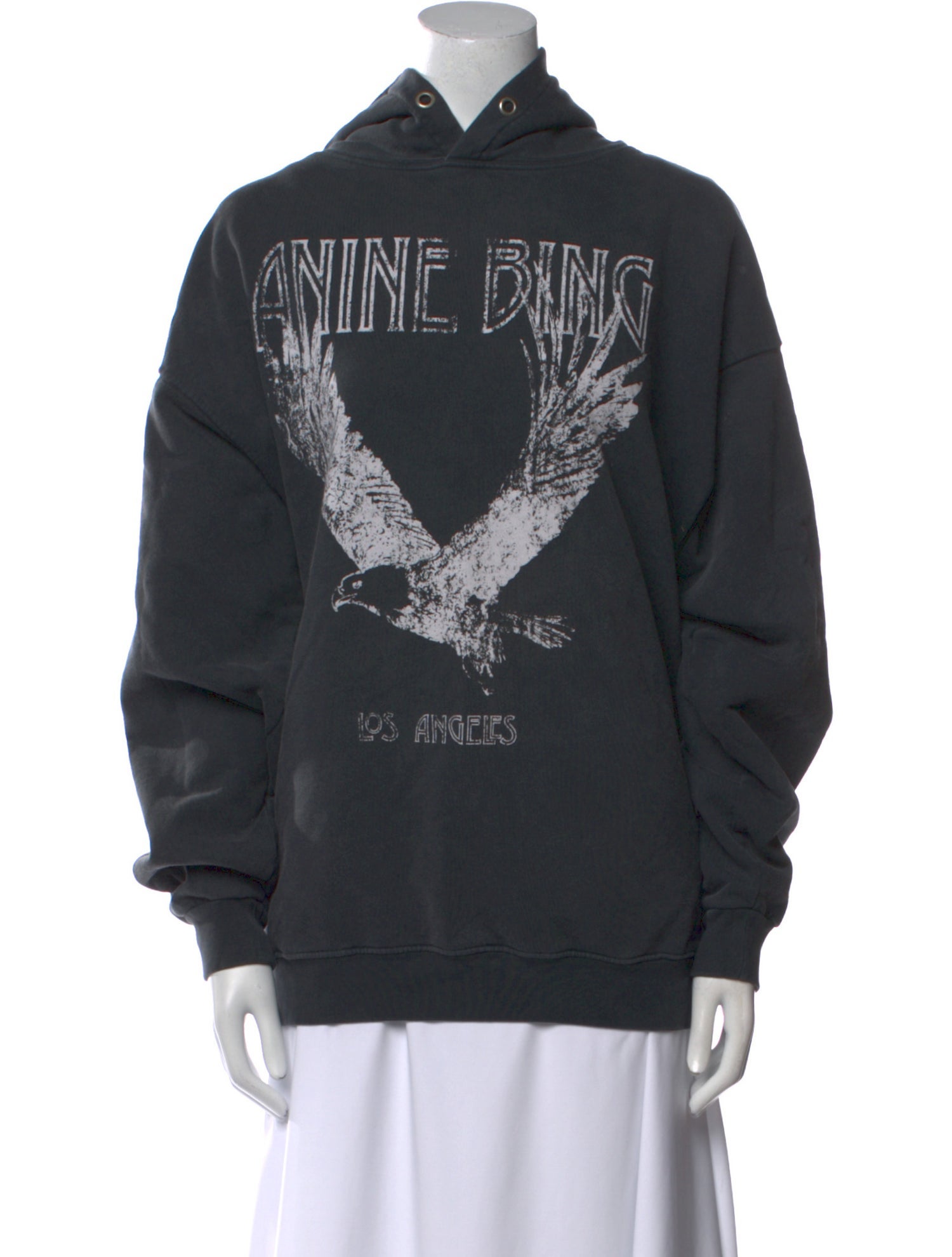 Anine Bing Graphic Print Crew Neck Sweatshirt