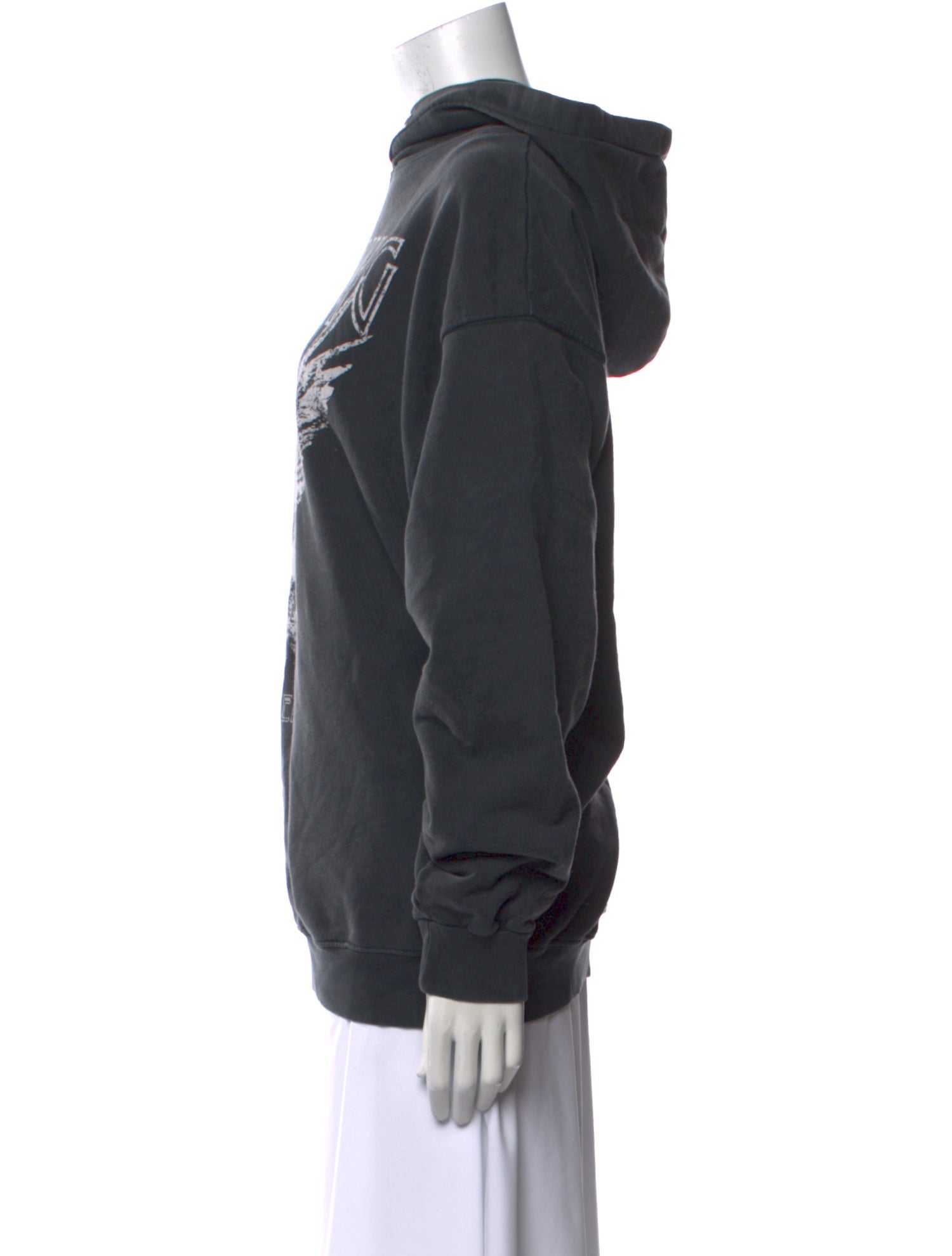 Anine Bing Graphic Print Crew Neck Sweatshirt