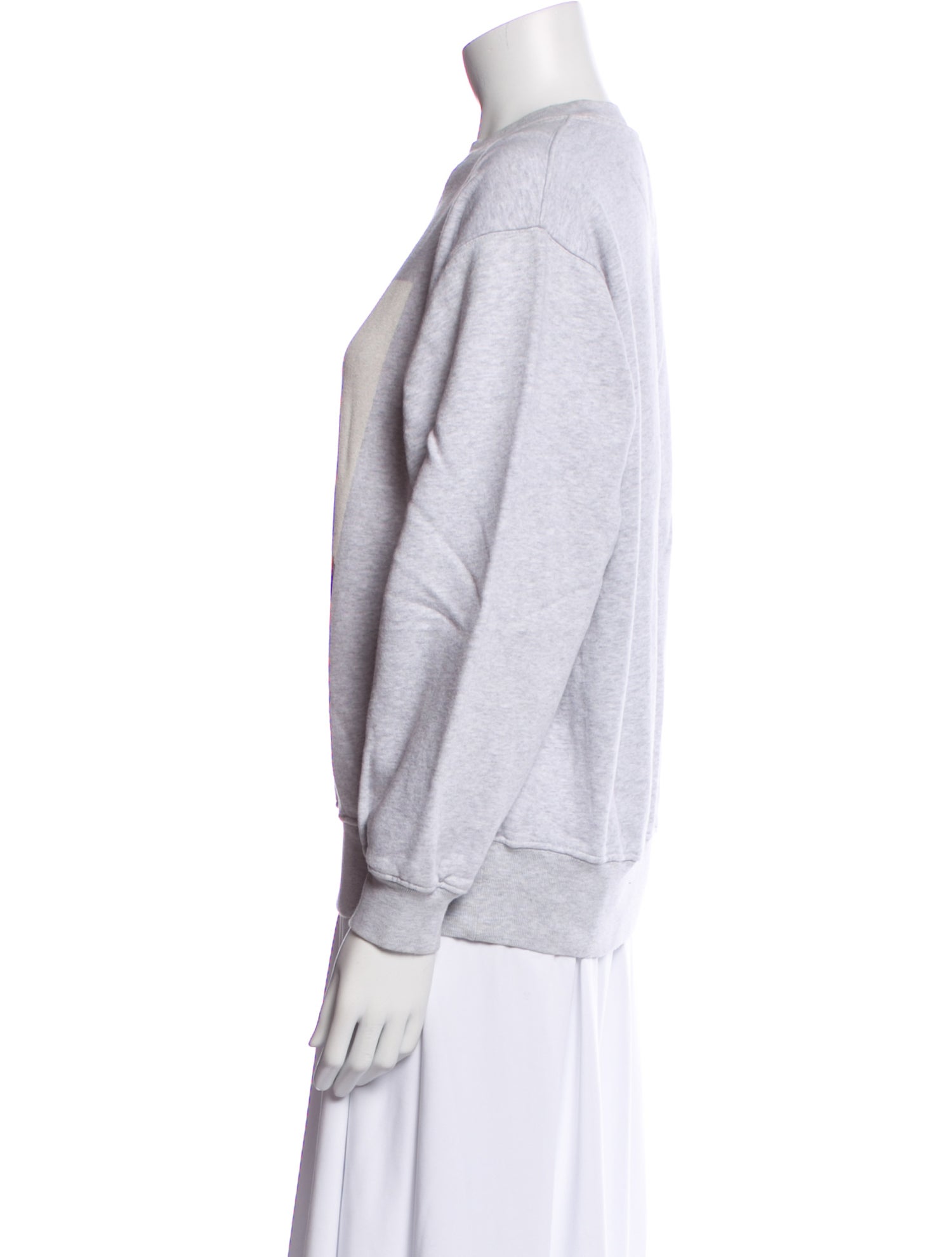 Anine Bing Graphic Print Mock Neck Sweater