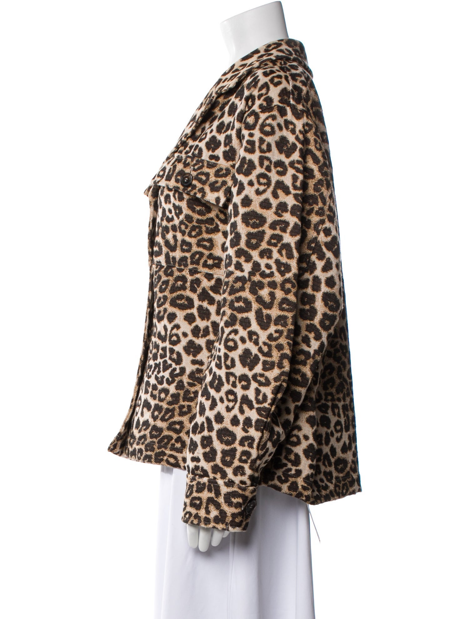 Anine Bing Animal Print Faux Fur Jacket w/ Tags
