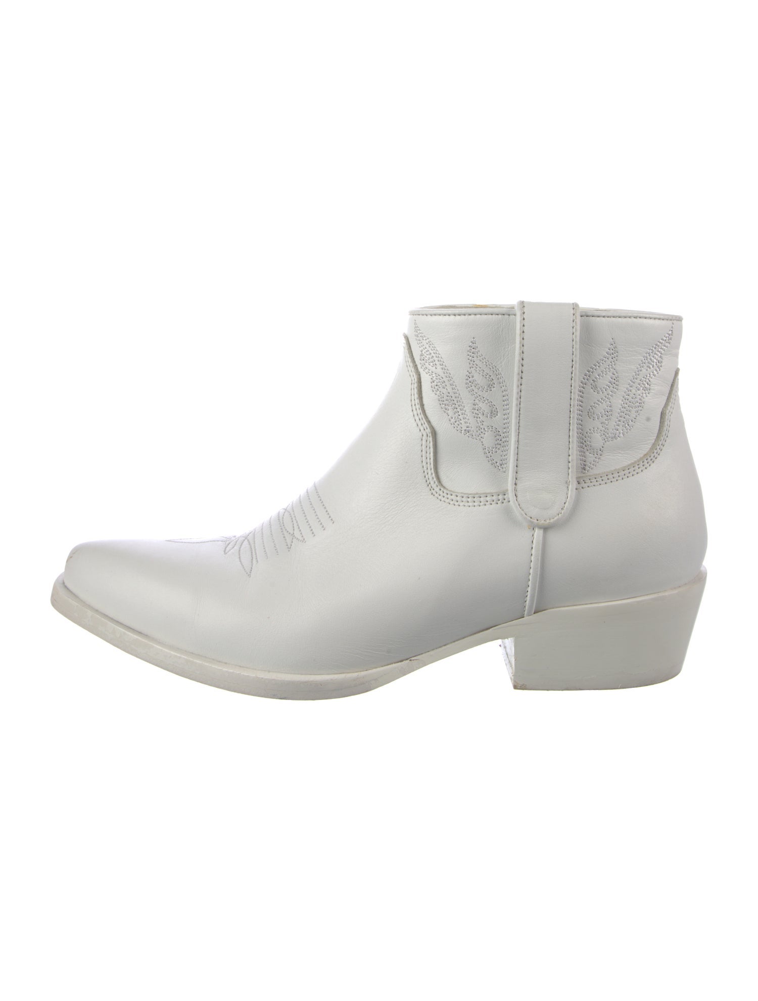 Anine Bing Leather Western Boots