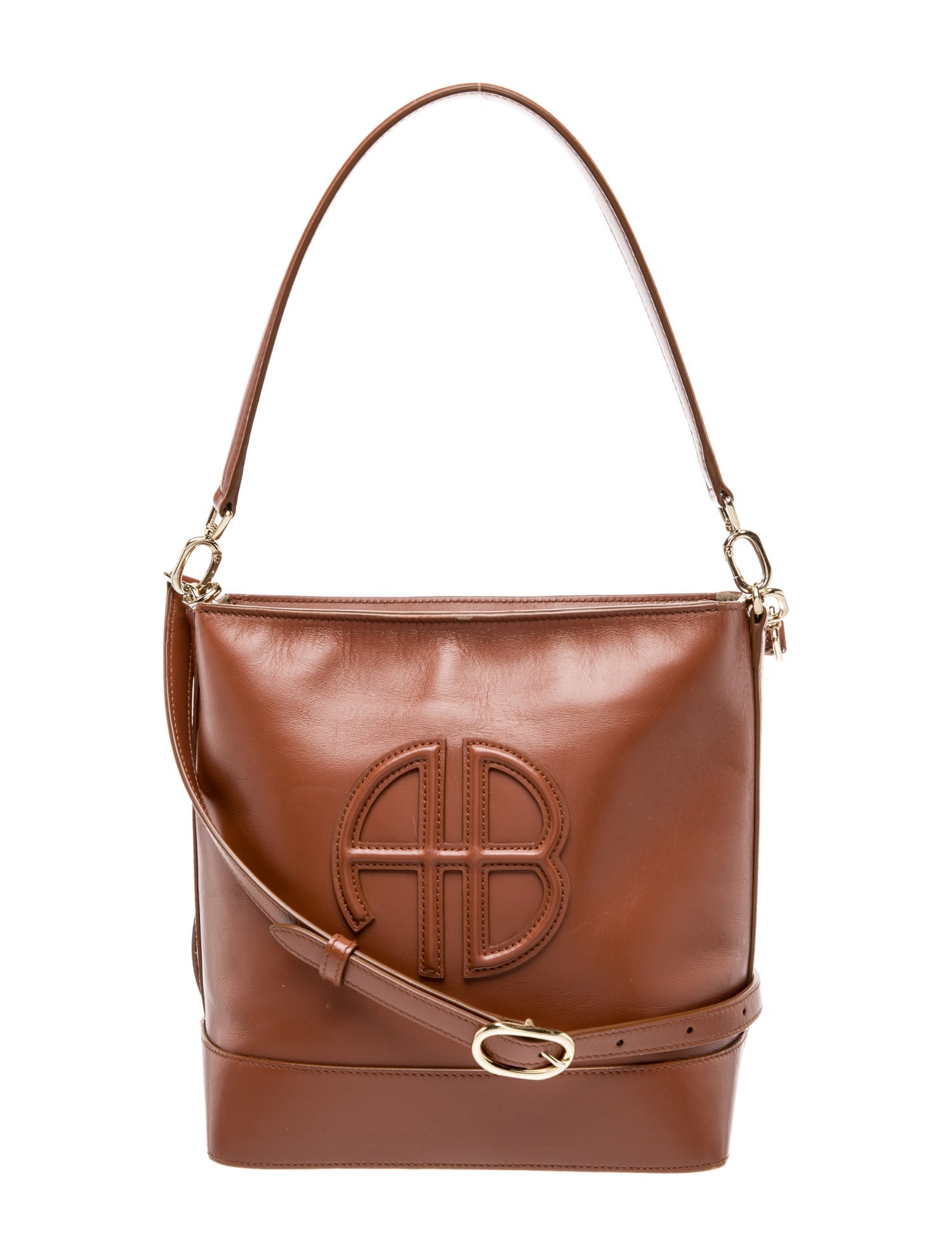 Anine Bing Leather Bucket Bag