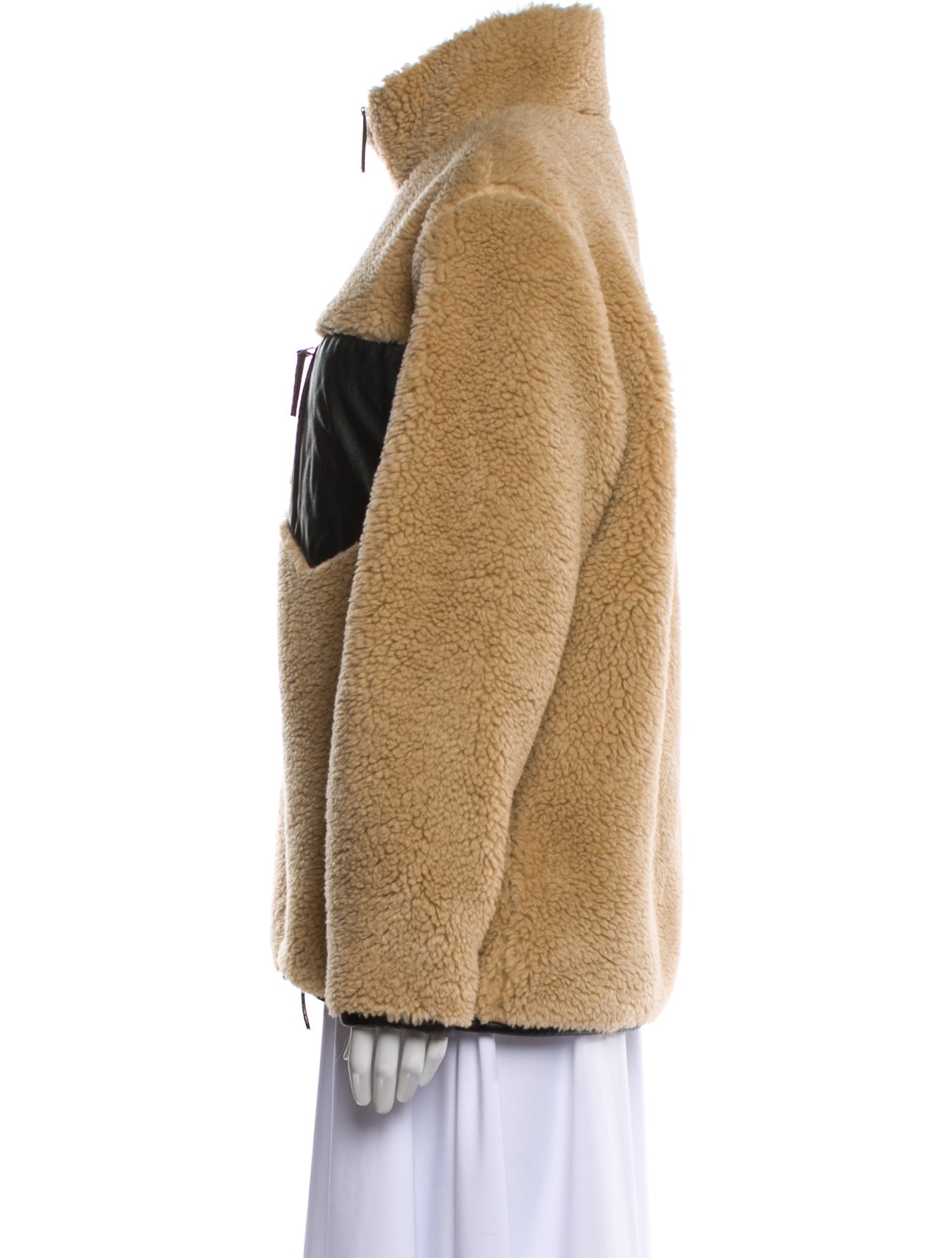 Anine Bing Colorblock Pattern Coat