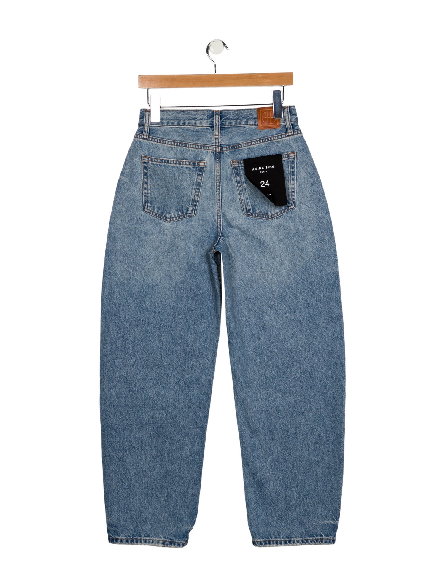 Anine Bing High-Rise Wide Leg Jeans w/ Tags