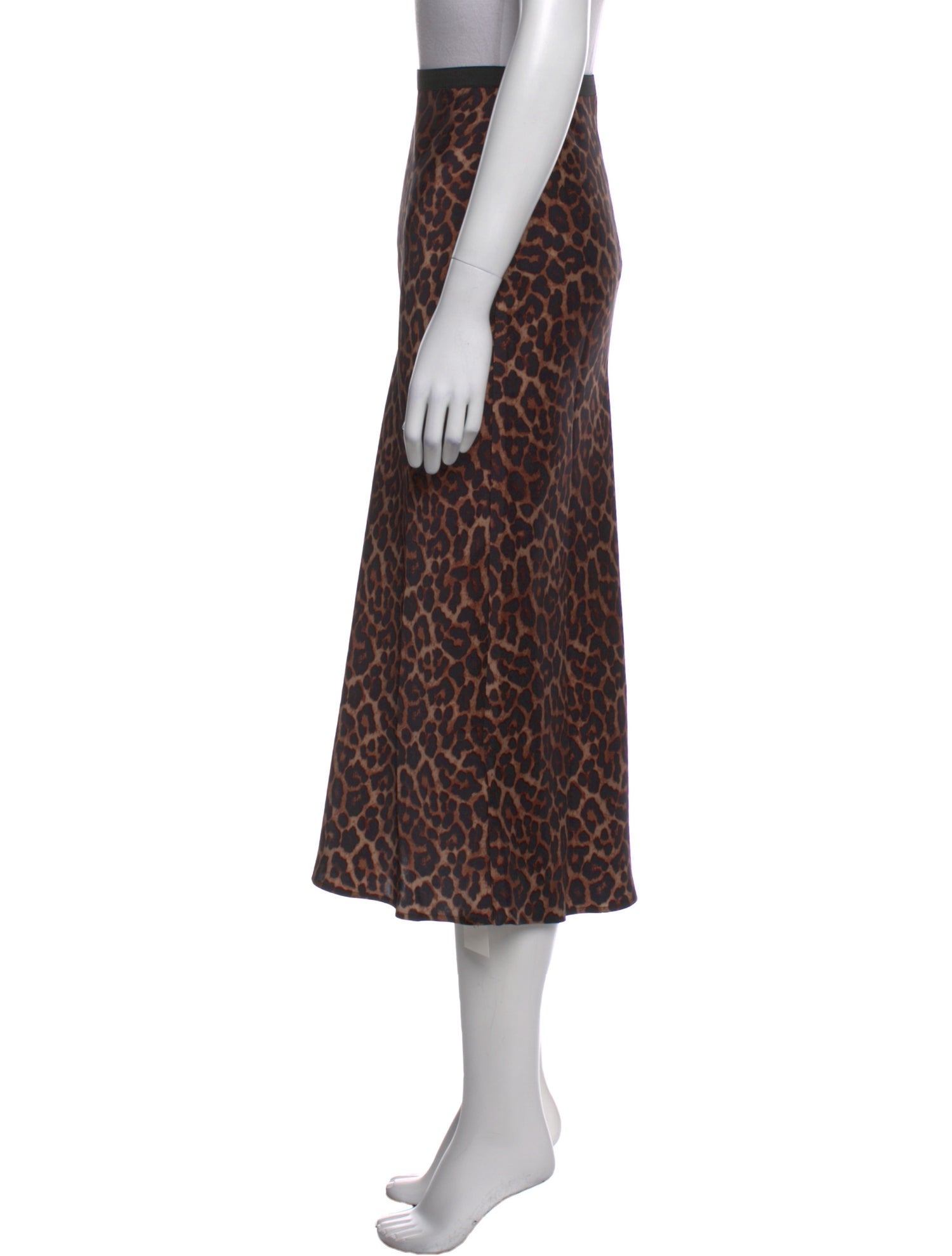 Anine Bing Silk Midi Length Skirt w/ Tags