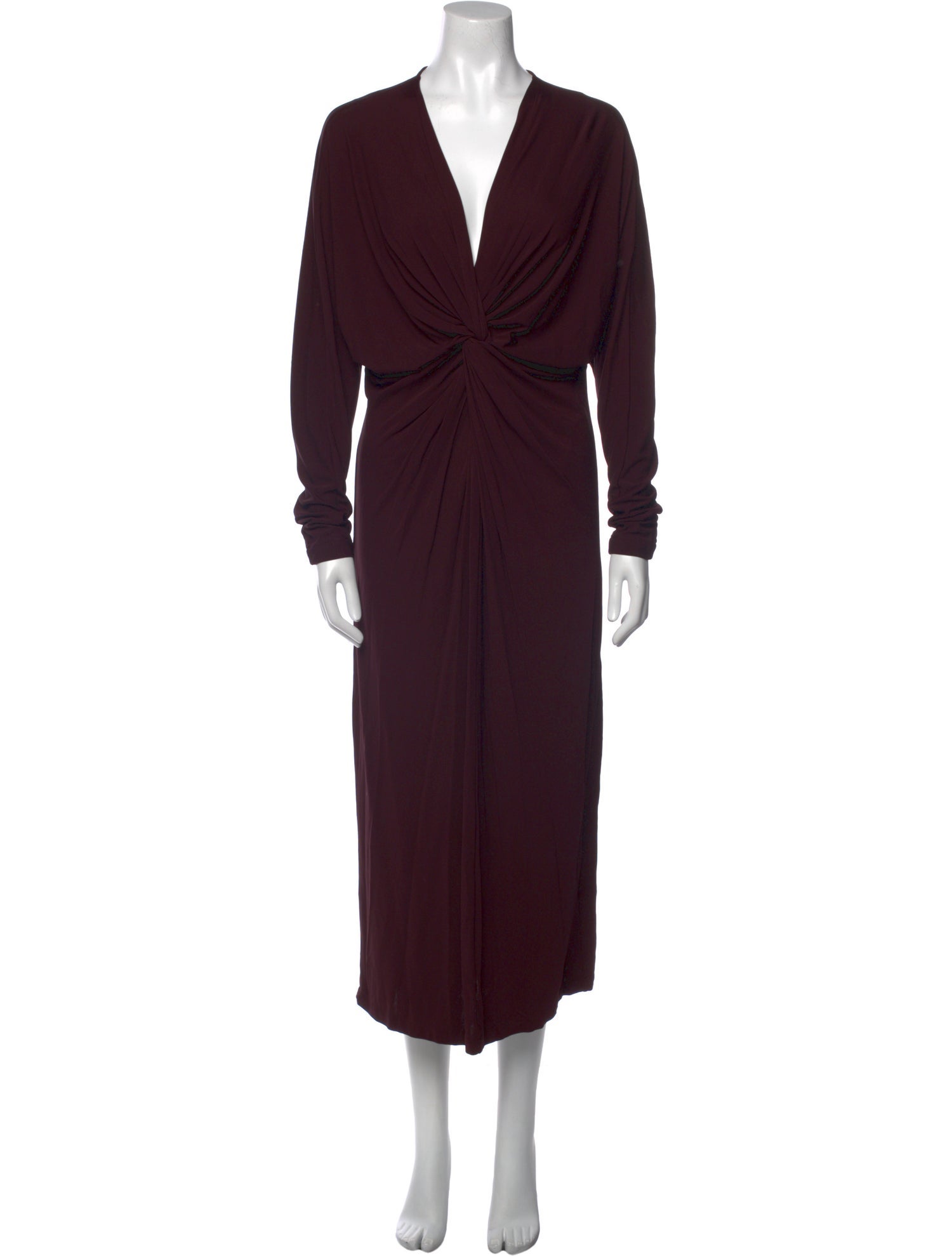 Anine Bing V-Neck Midi Length Dress