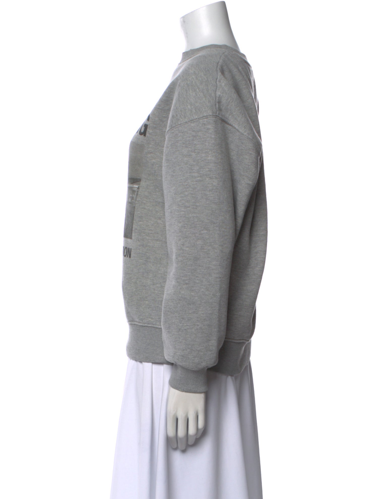 Anine Bing Graphic Print Crew Neck Sweatshirt