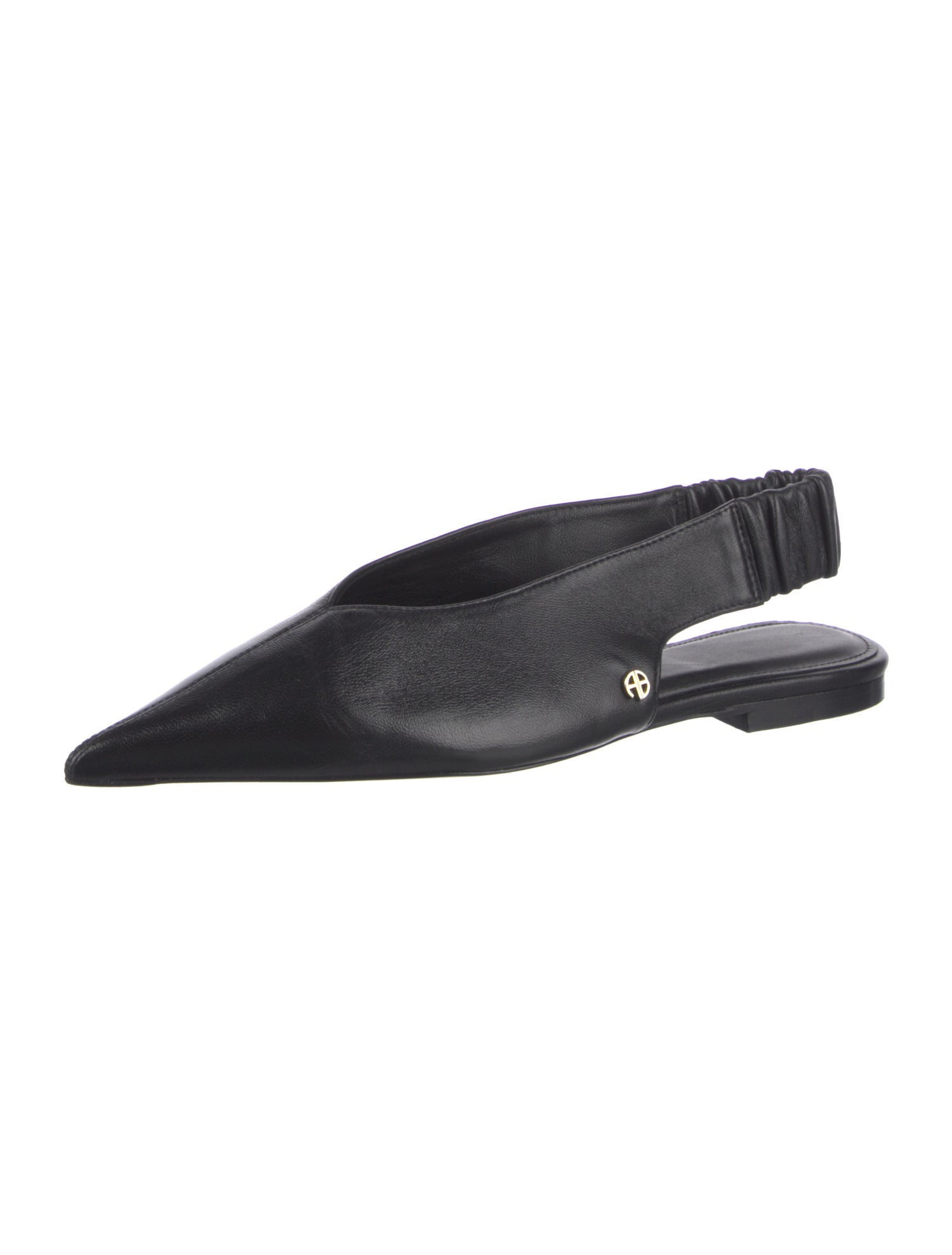 Anine Bing Leather Slingback Flats