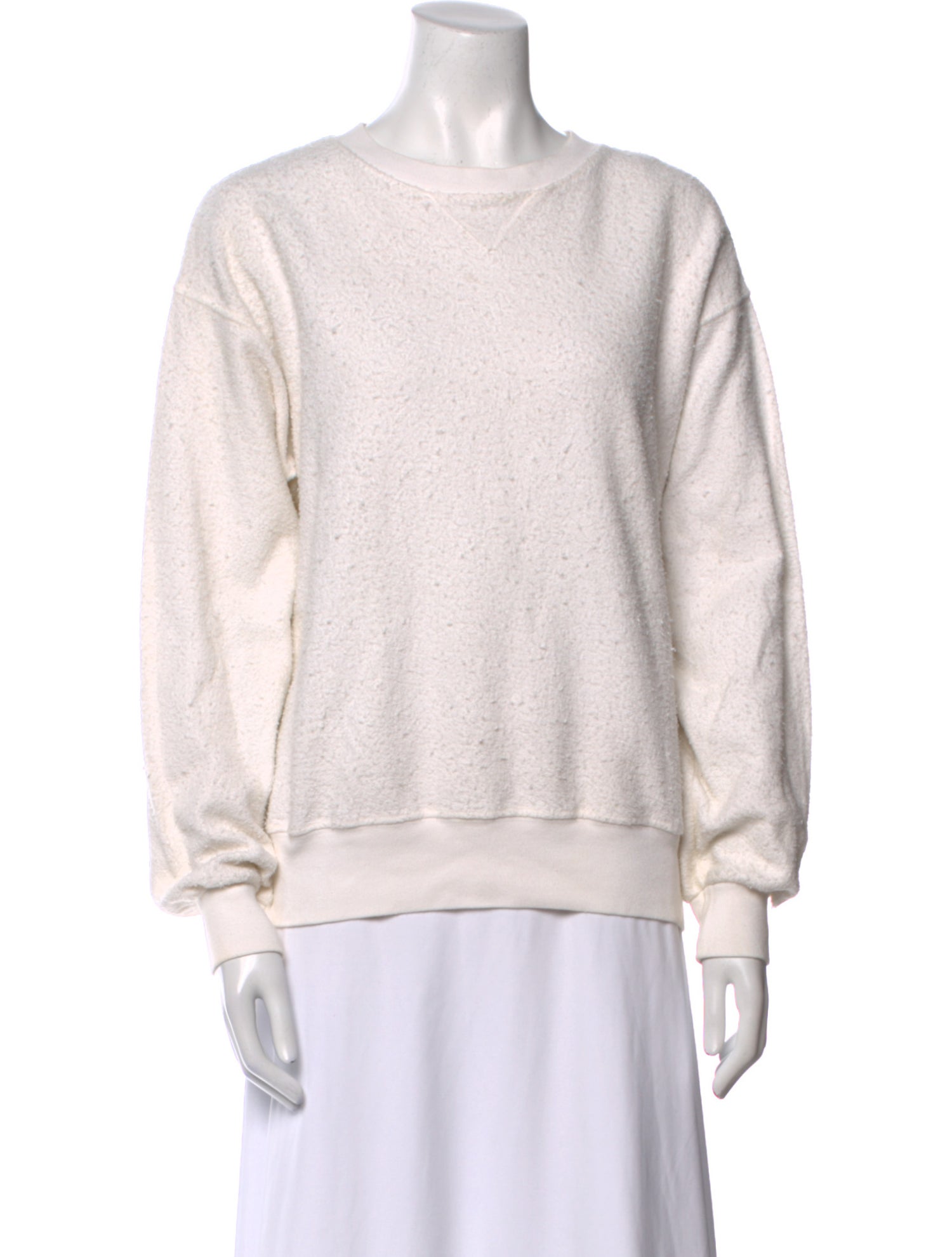 Anine Bing Bateau Neckline Long Sleeve Sweatshirt