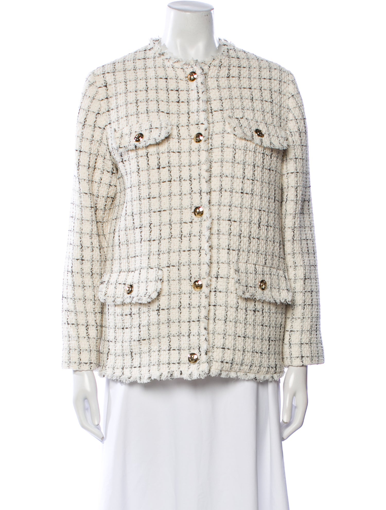 Anine Bing Tweed Pattern Jacket