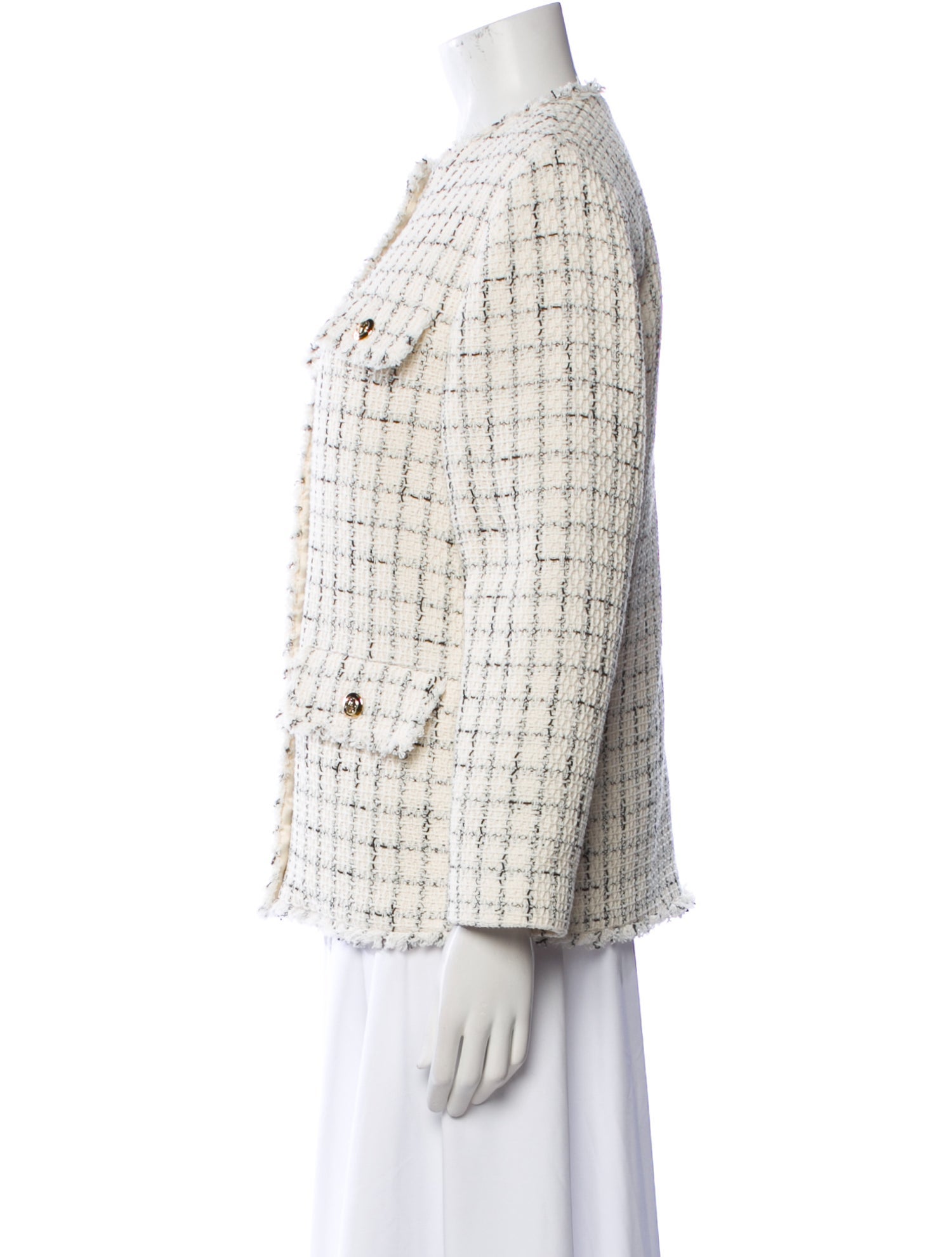 Anine Bing Tweed Pattern Jacket