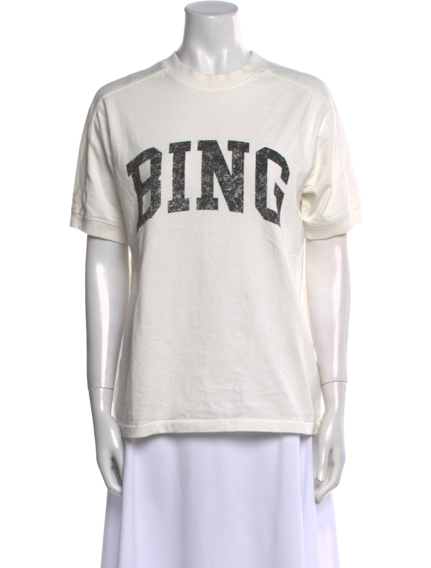 Anine Bing Graphic Print Crew Neck T-Shirt