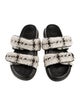 Anine Bing Tweed Printed Slides