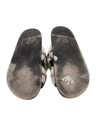 Anine Bing Tweed Printed Slides