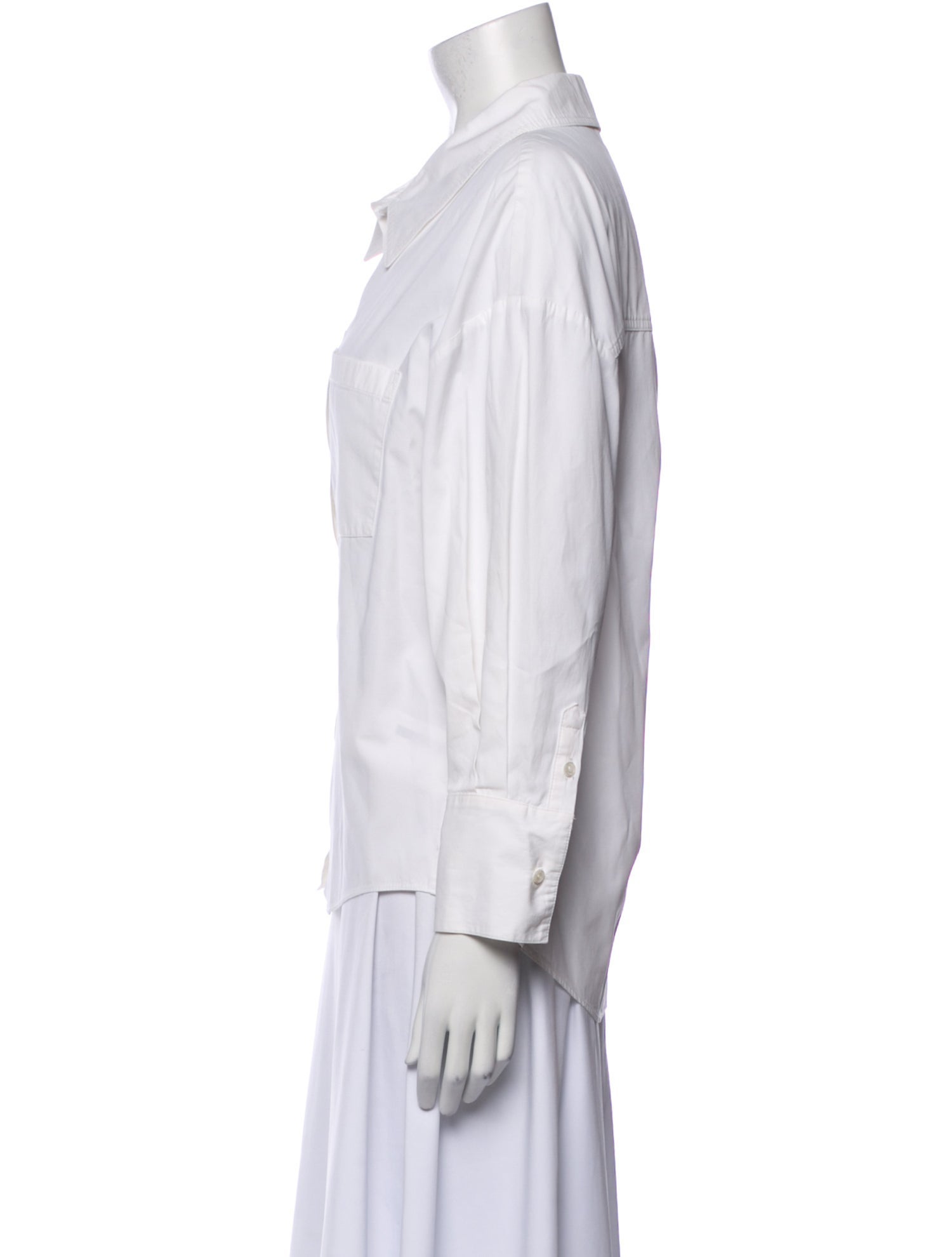 Anine Bing Long Sleeve Button-Up Top