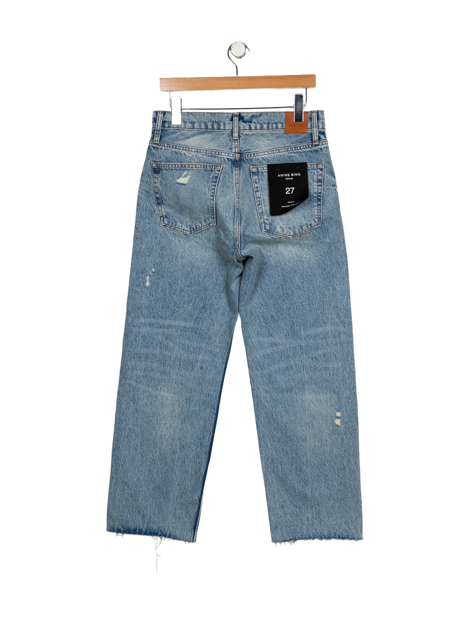 Anine Bing High-Rise Wide Leg Jeans