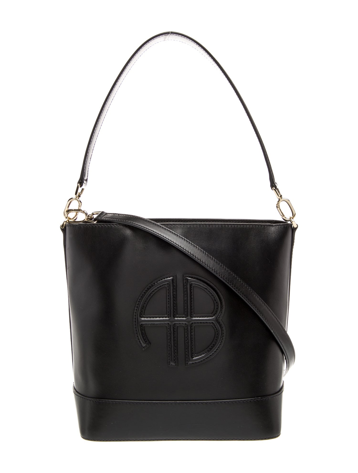 Anine Bing Leather Bucket Bag