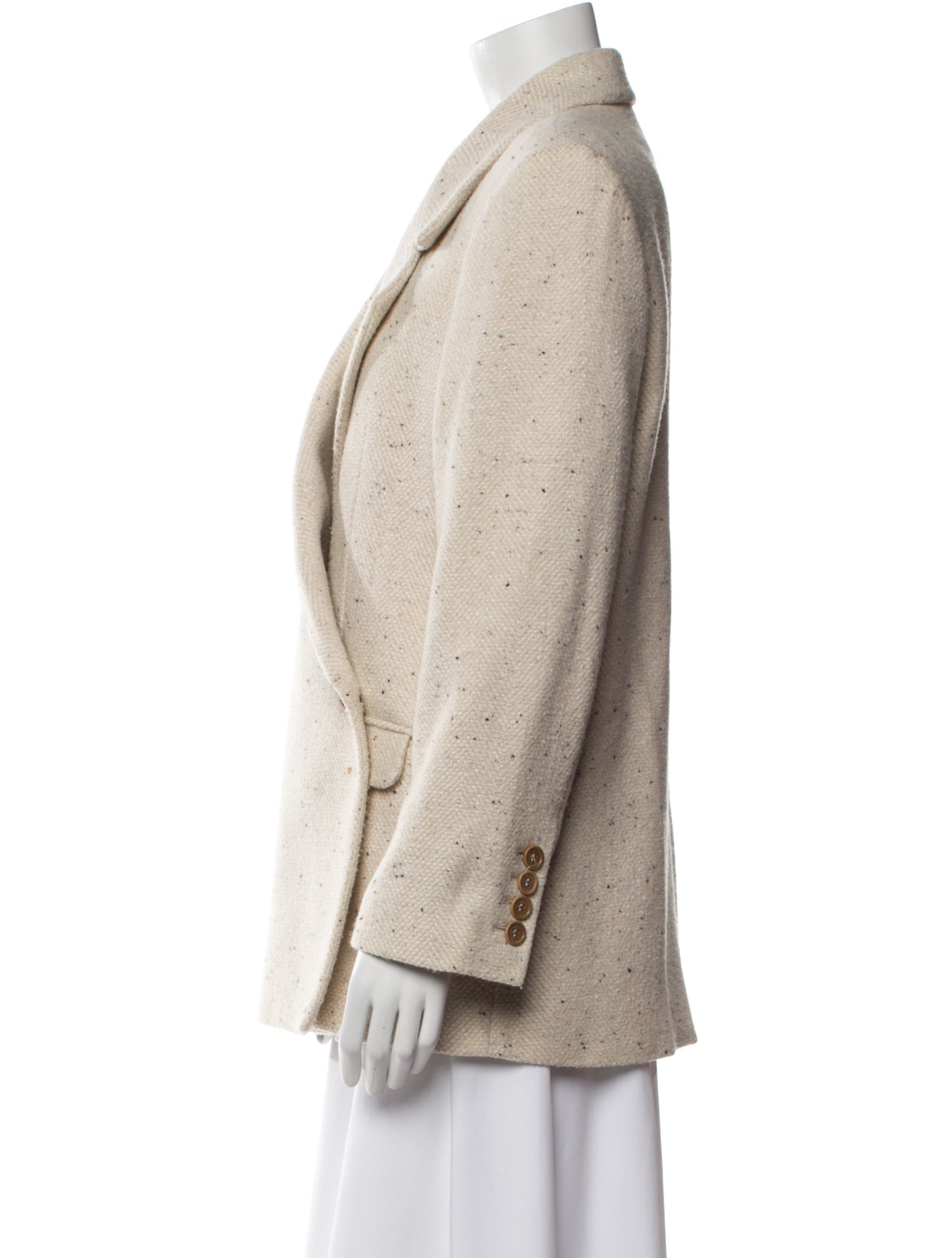 Anine Bing Tweed Pattern Blazer