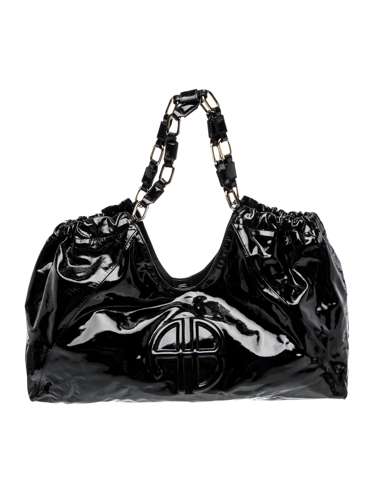 Anine Bing Patent Leather Hobo