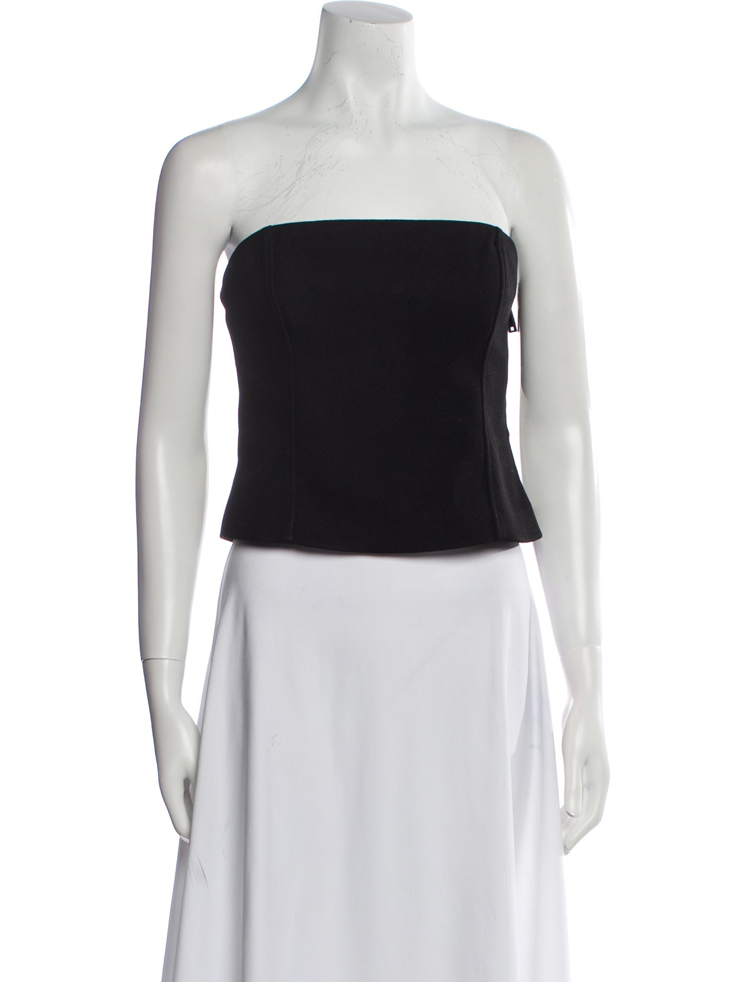 Anine Bing Strapless Crop Top