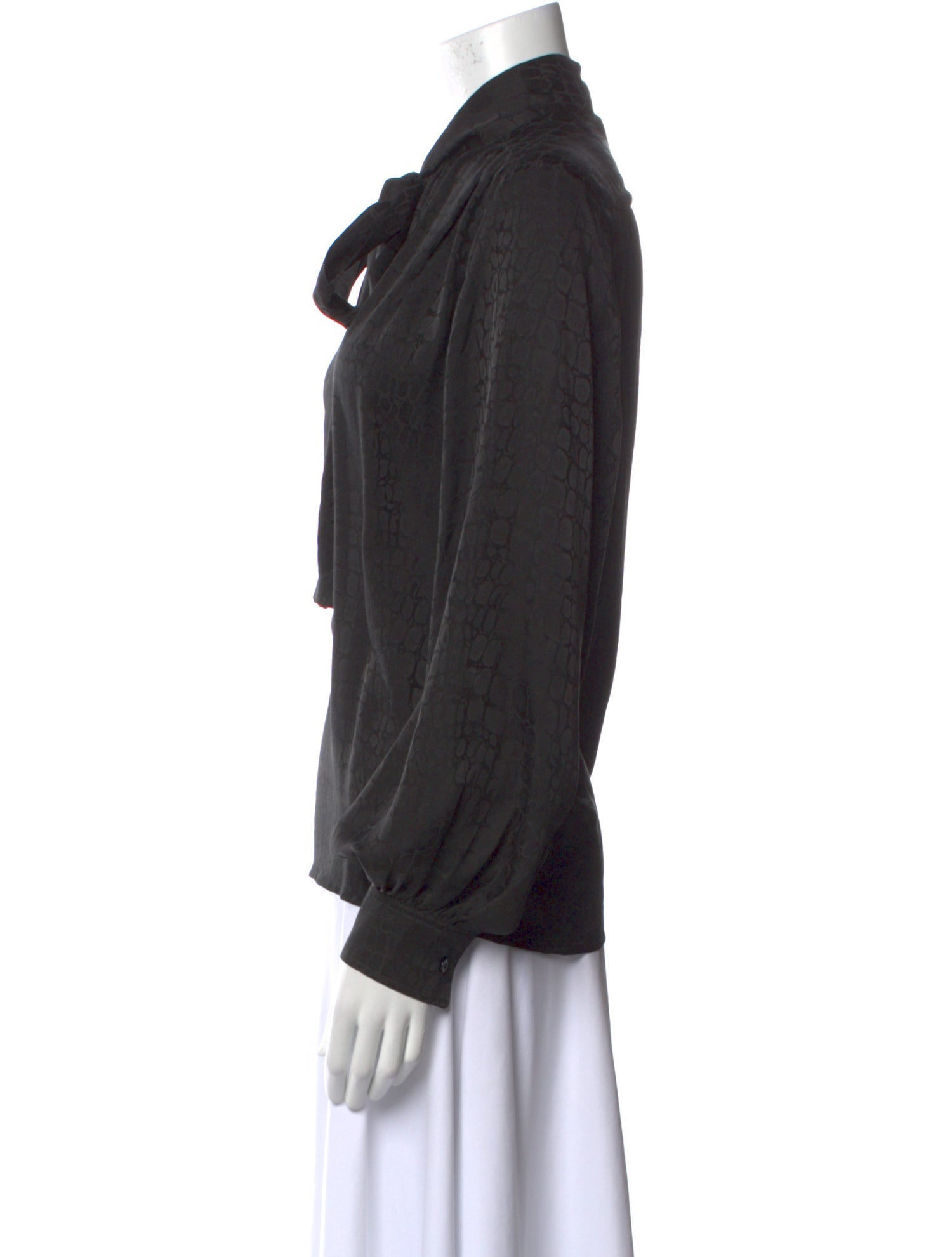 Anine Bing Silk V-Neck Sweatshirt w/ Tags