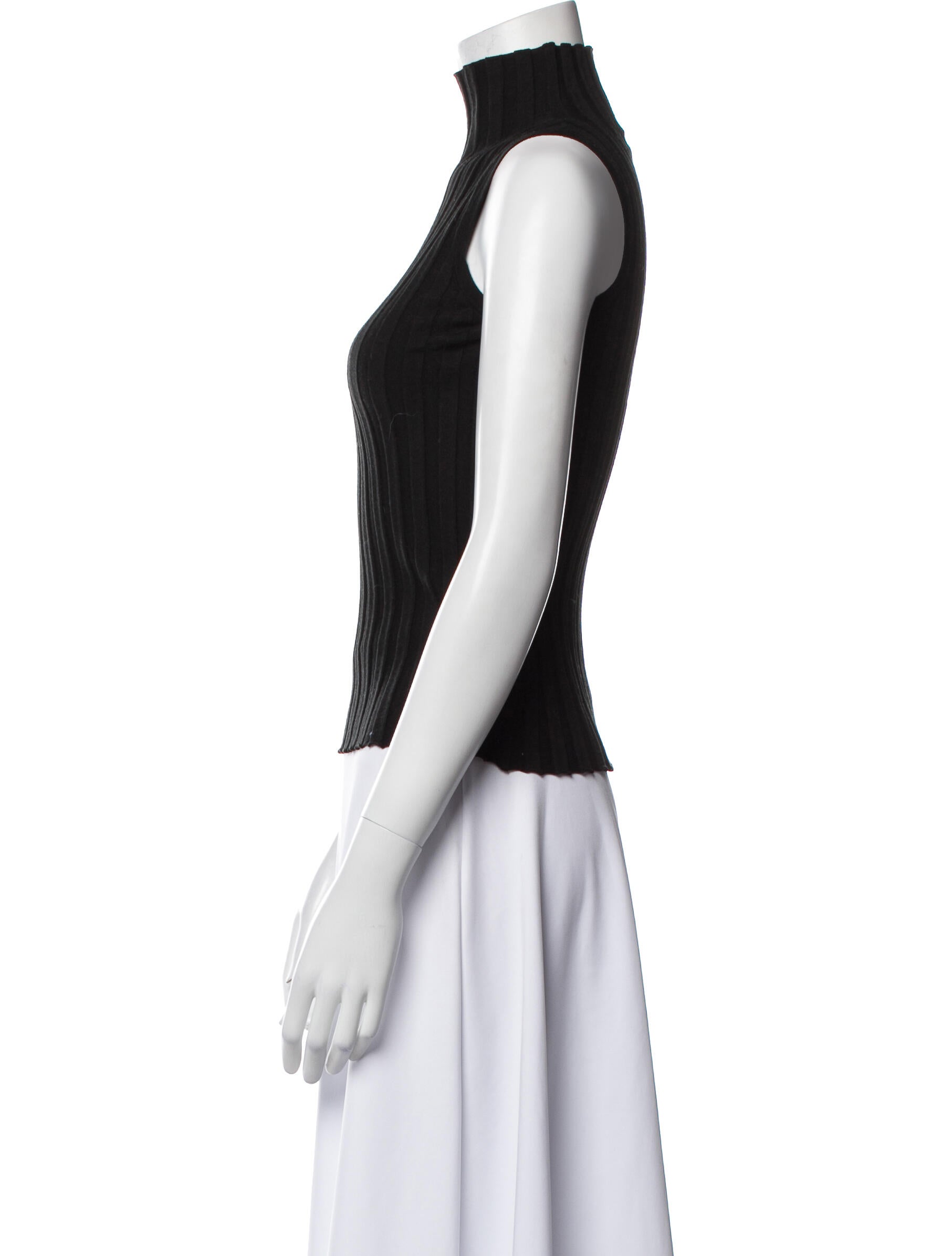 Anine Bing Wool Mock Neck Top