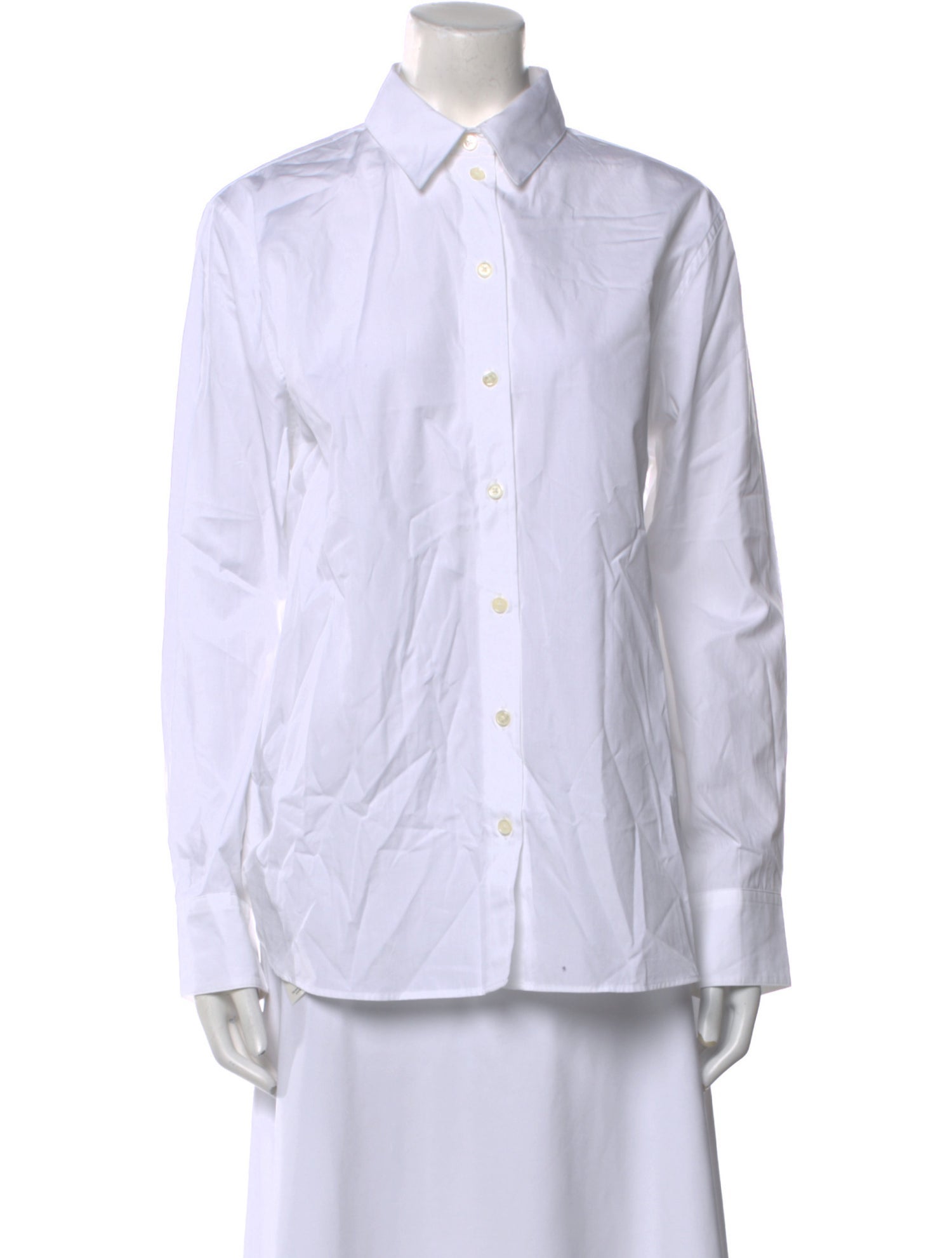 Anine Bing Long Sleeve Button-Up Top