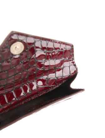 Anine Bing Patent Leather Compact Wallet