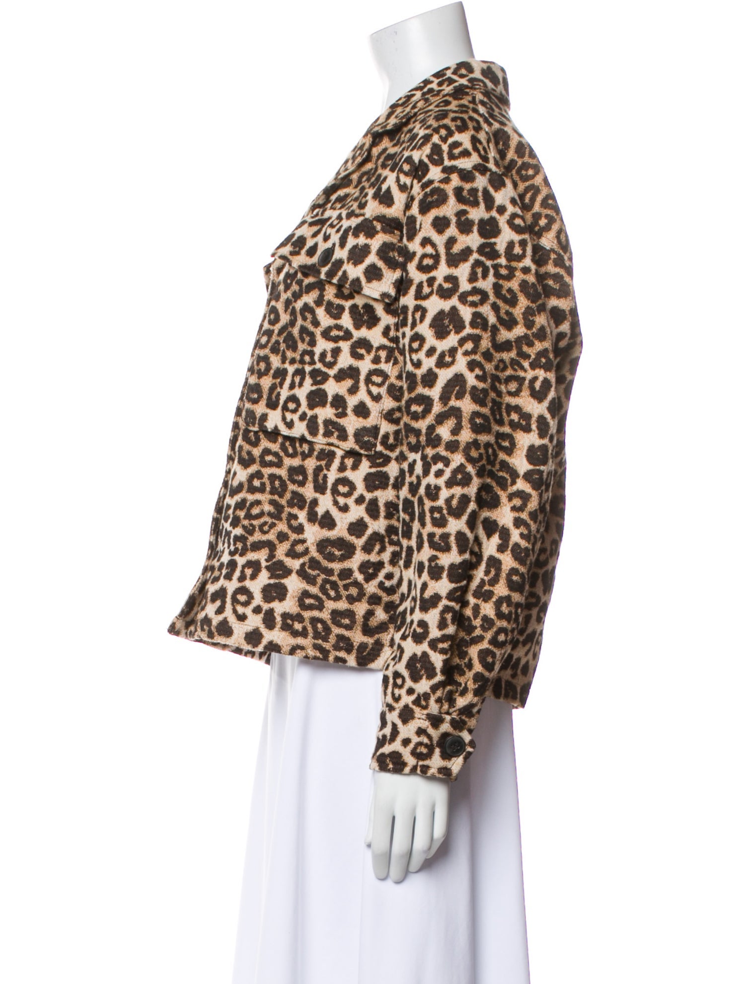 Anine Bing Animal Print Jacket