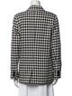 Anine Bing Houndstooth Print Blazer