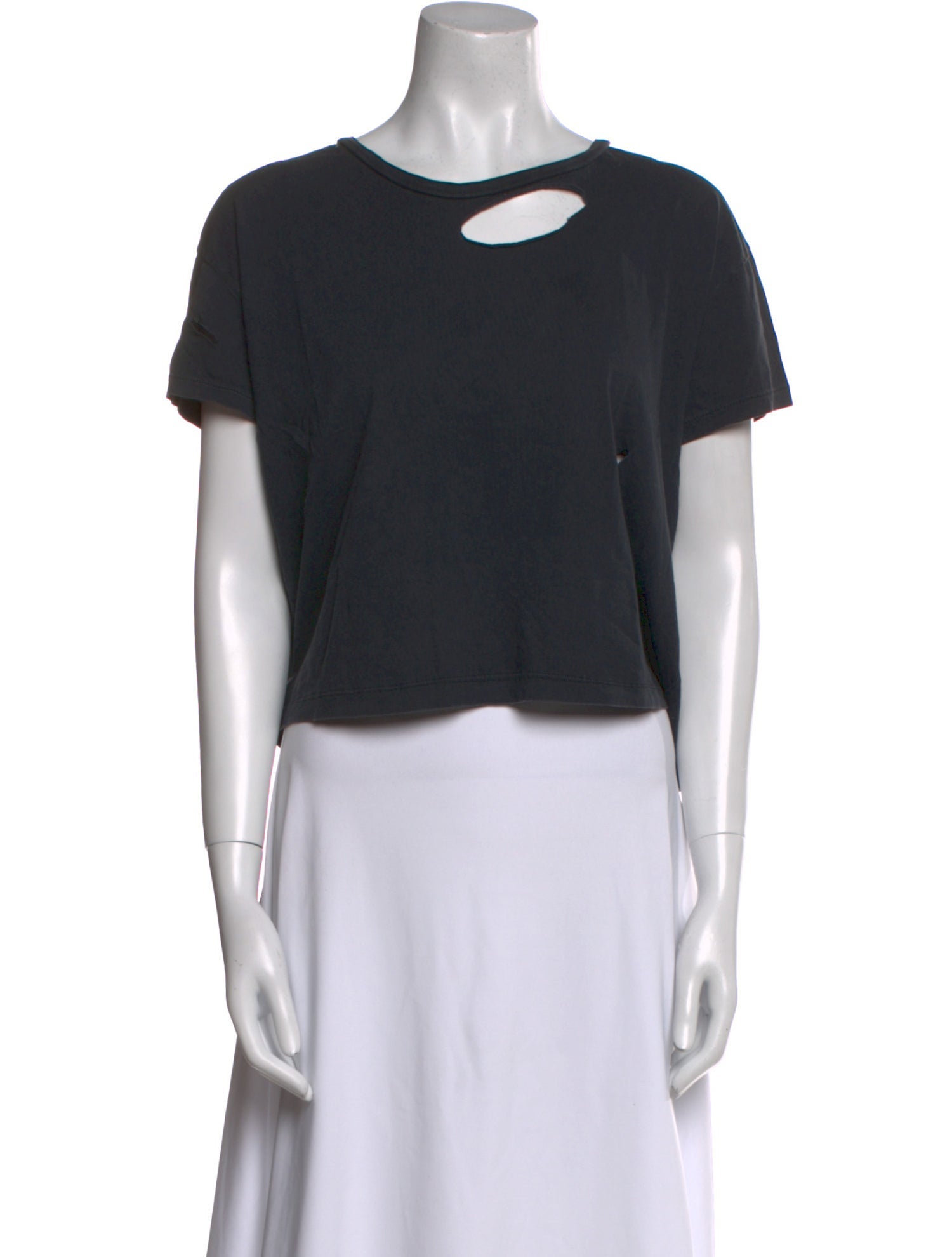 Anine Bing Scoop Neck Short Sleeve T-Shirt