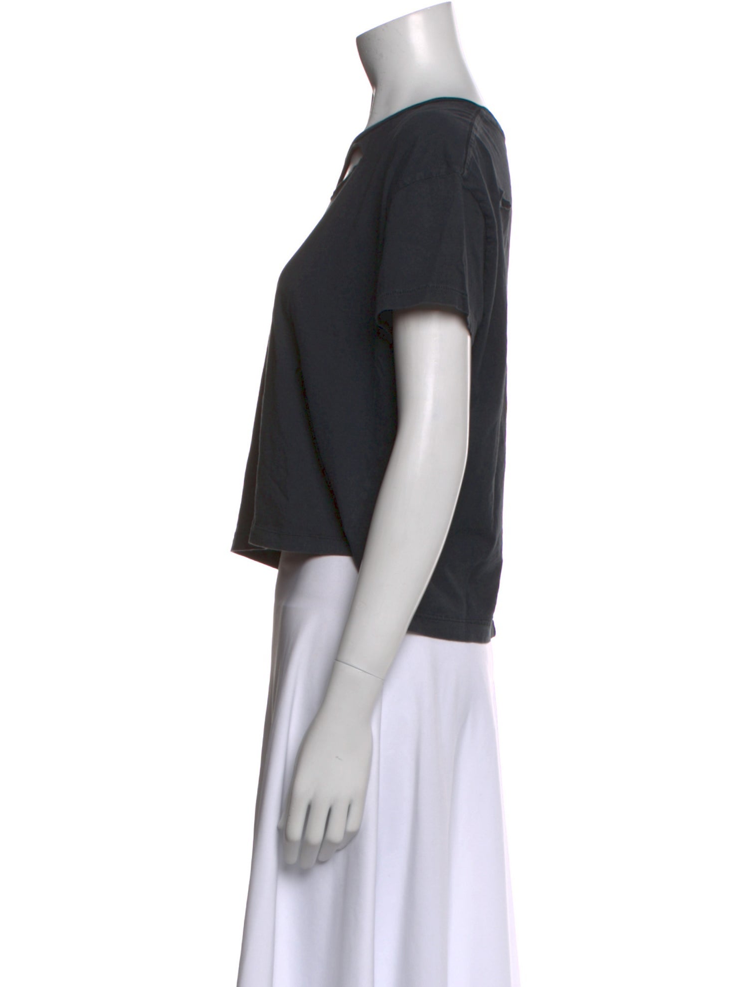 Anine Bing Scoop Neck Short Sleeve T-Shirt