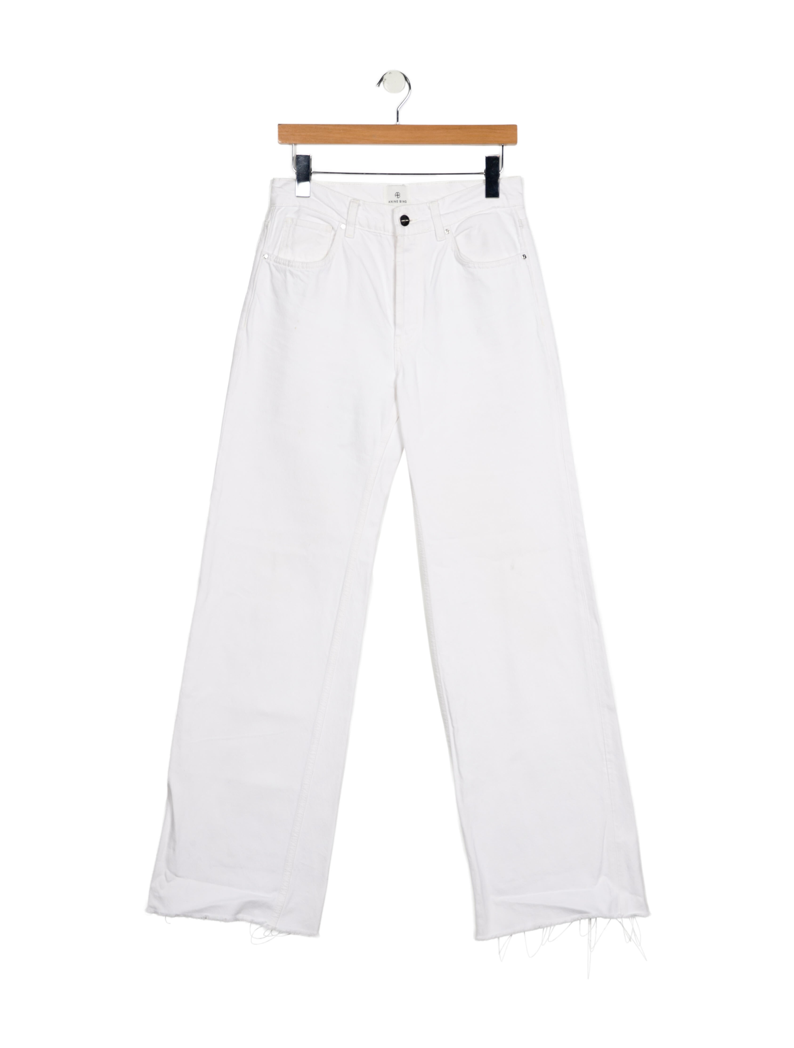 Anine Bing High-Rise Wide Leg Jeans