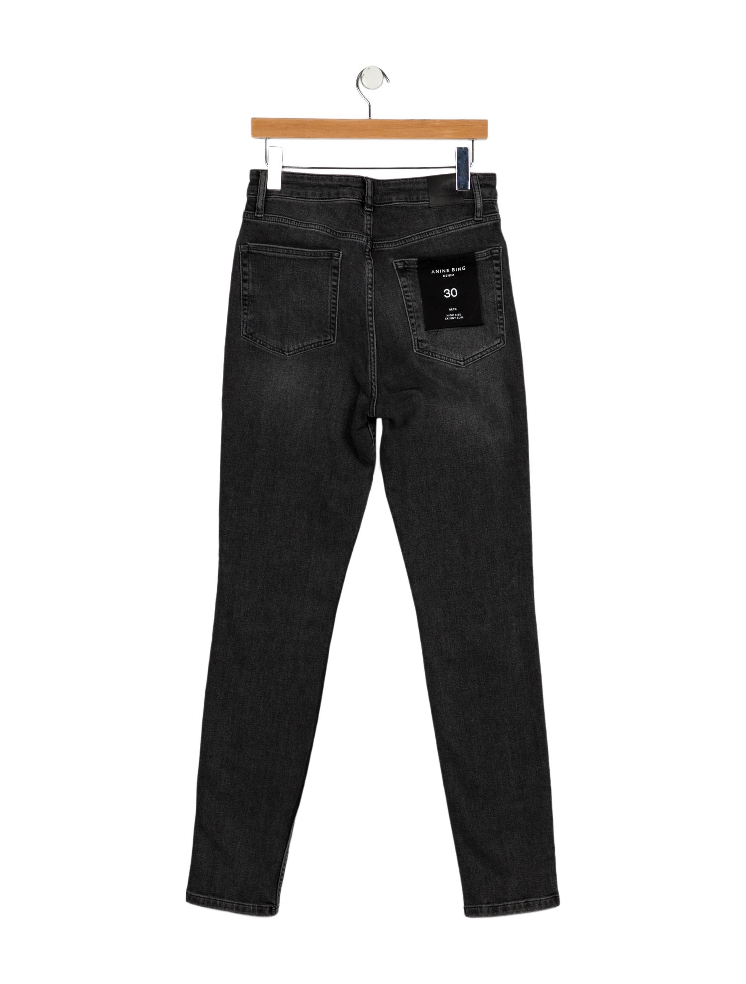 Anine Bing High-Rise Straight Leg Jeans w/ Tags