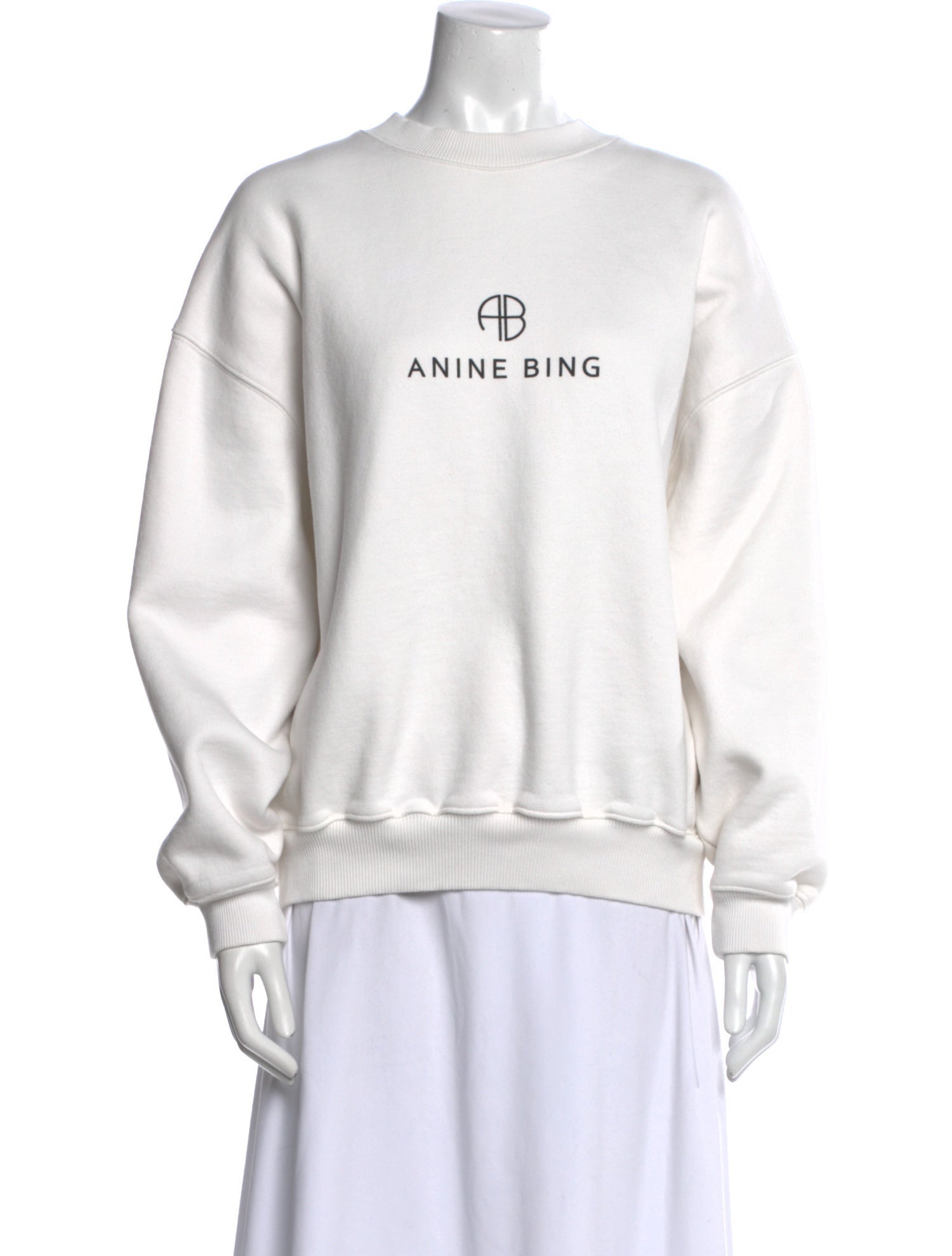 Anine Bing Graphic Print Crew Neck Sweatshirt
