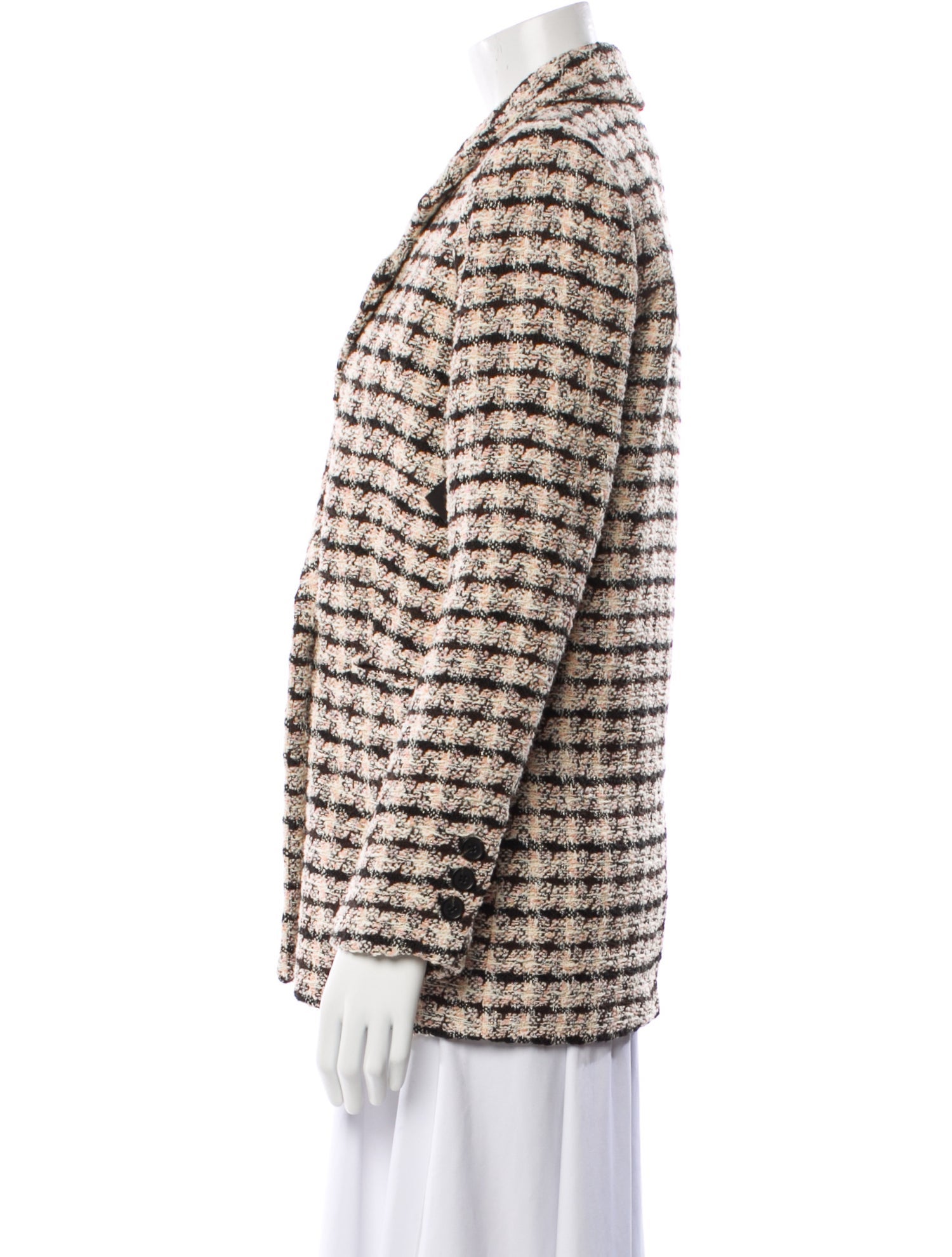 Anine Bing Plaid Print Blazer w/ Tags