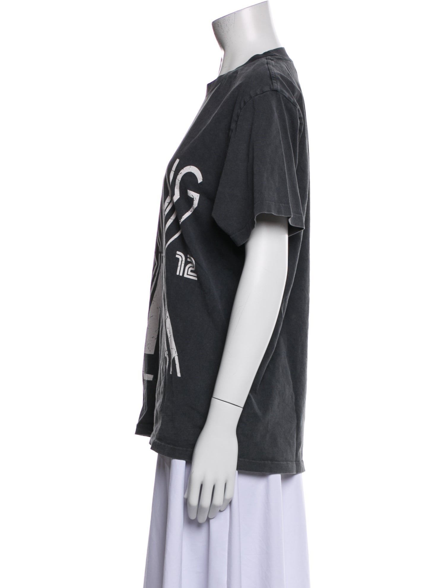 Anine Bing Graphic Print Crew Neck T-Shirt