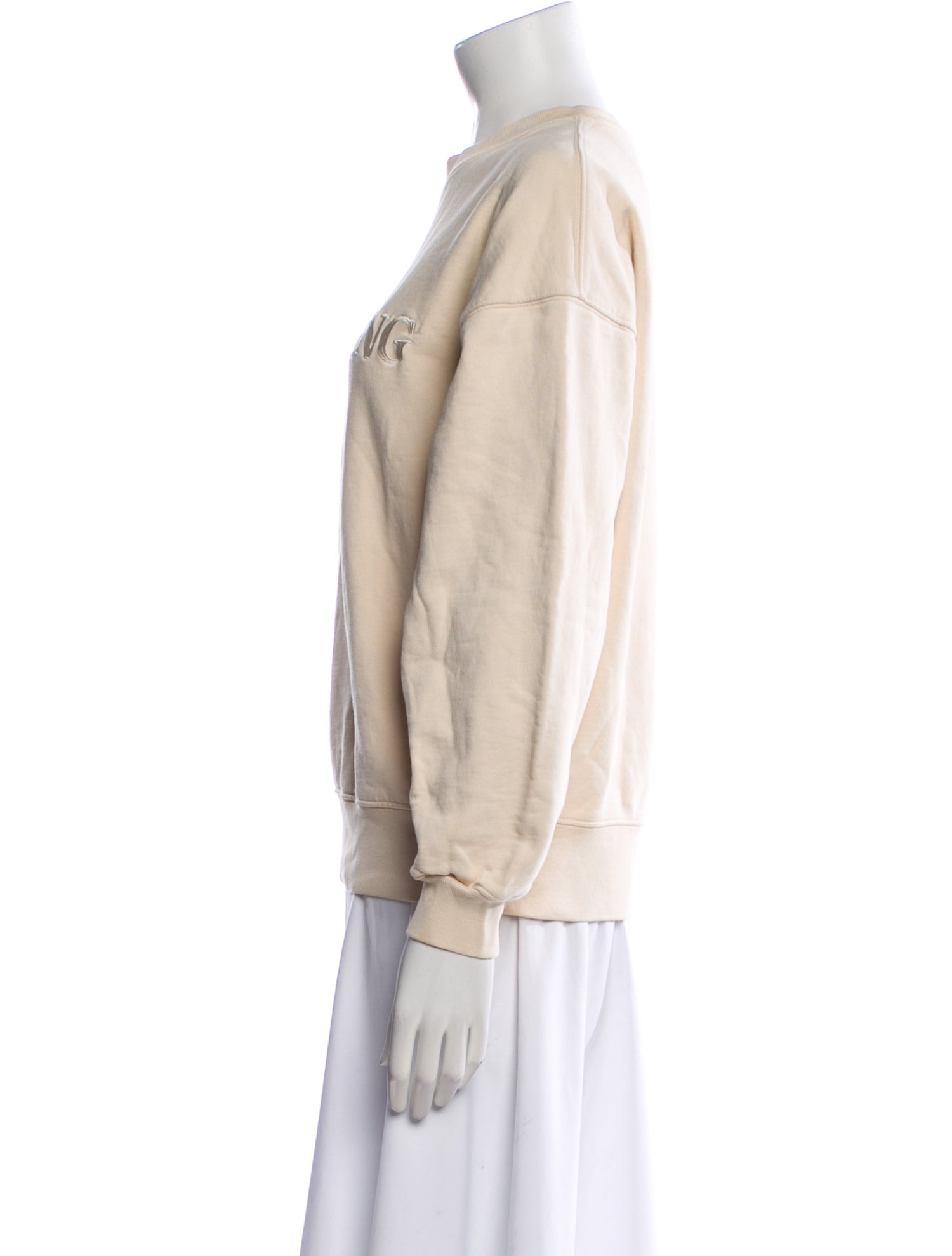 Anine Bing Crew Neck Long Sleeve Sweatshirt