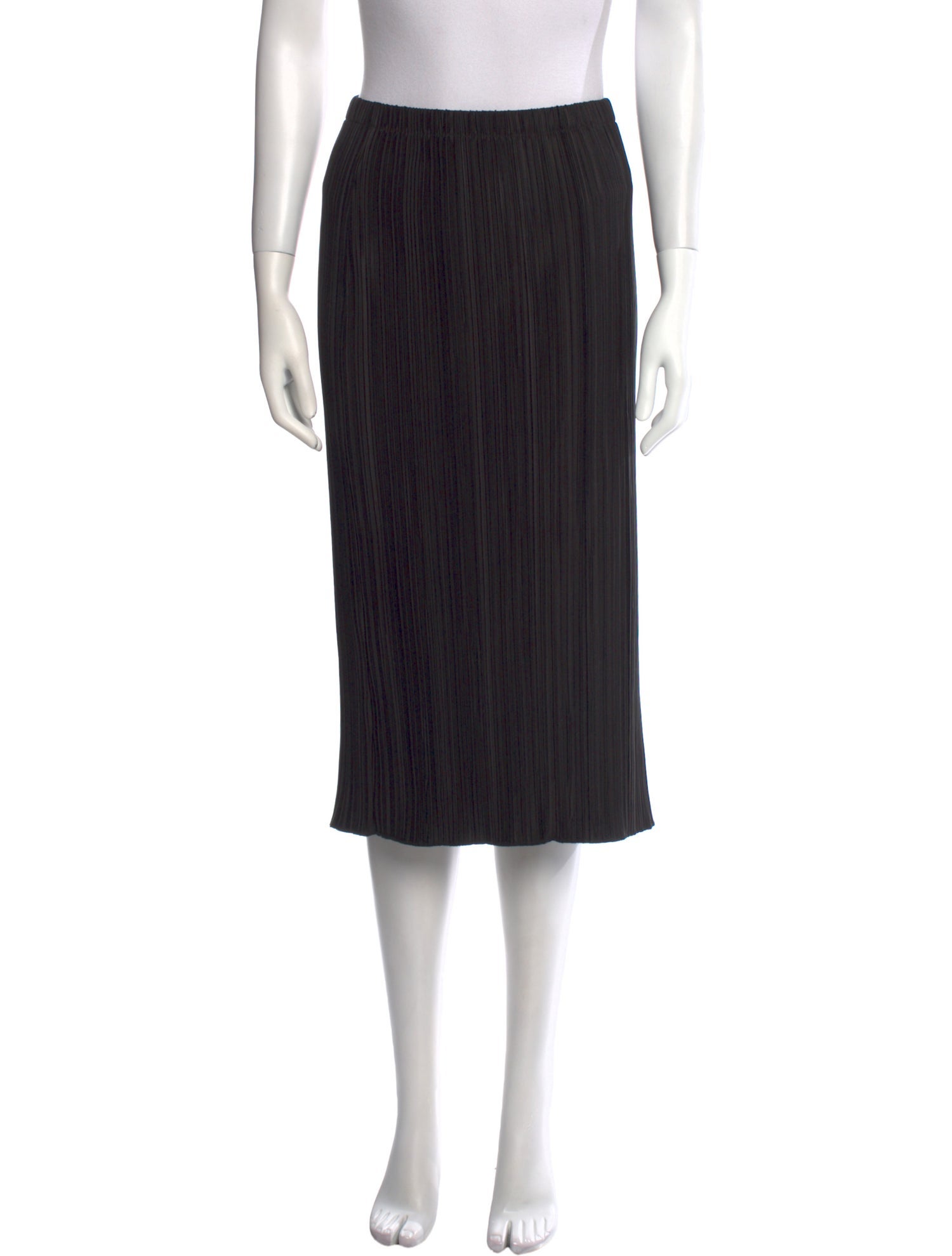 Anine Bing Pleated Accents Knee-Length Skirt