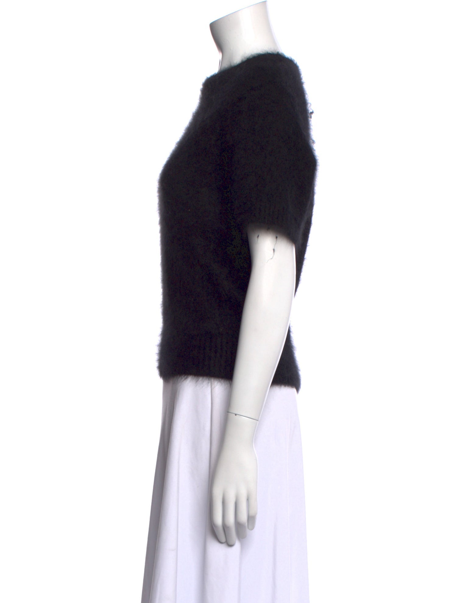 Anine Bing Crew Neck Short Sleeve Top