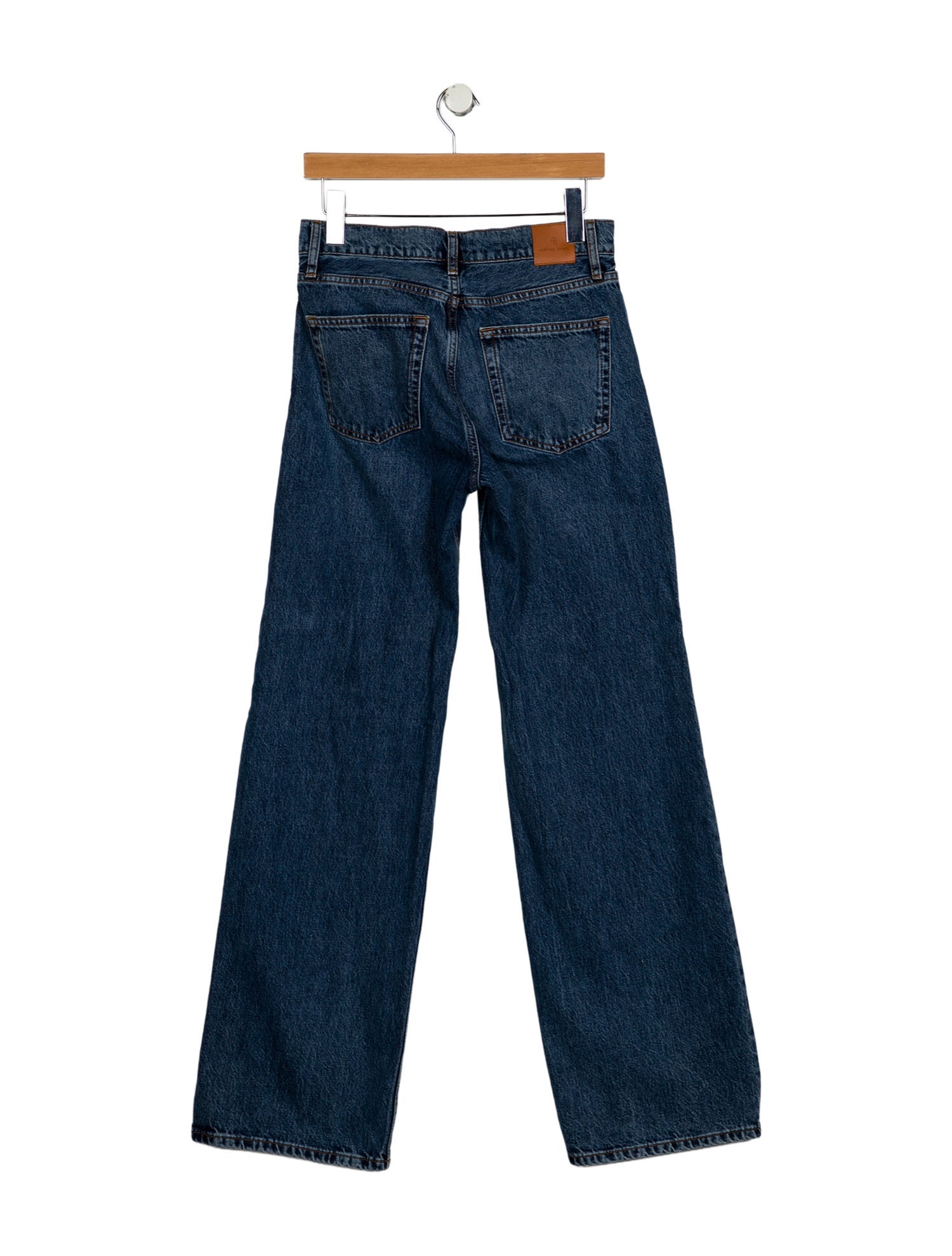 Anine Bing Mid-Rise Wide Leg Jeans