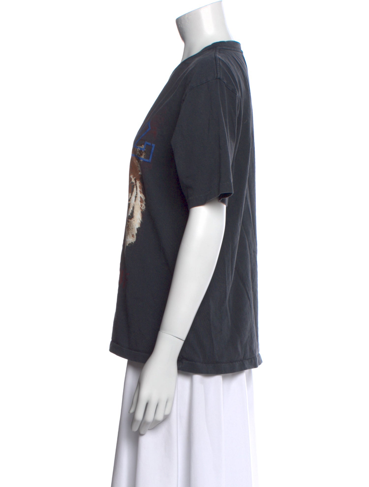 Anine Bing Graphic Print Crew Neck T-Shirt