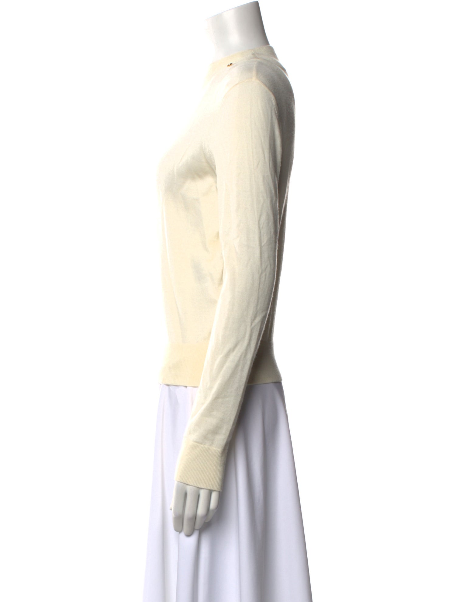 Anine Bing Merino Wool Crew Neck Sweater