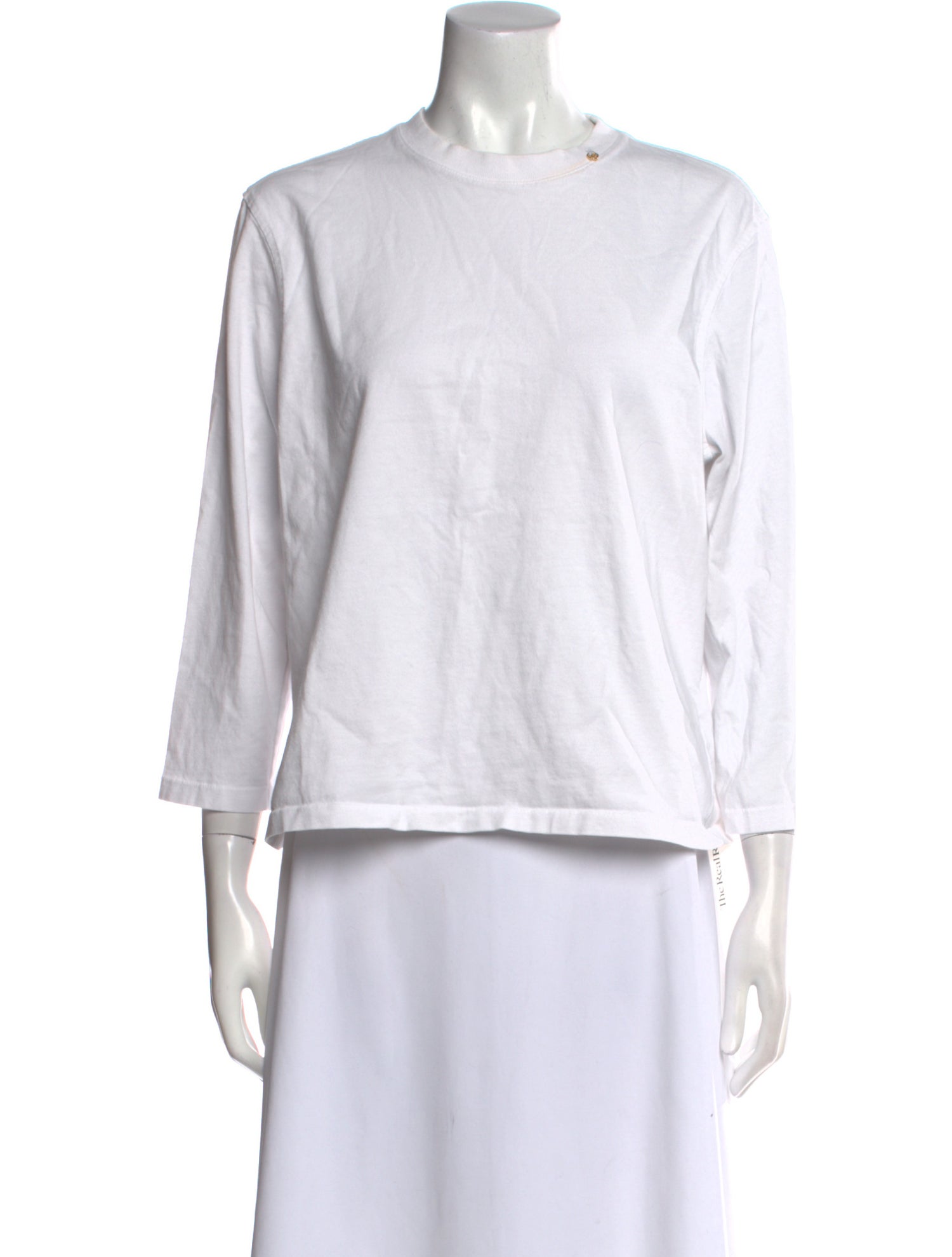 Anine Bing Crew Neck Three-Quarter Sleeve Sweatshirt