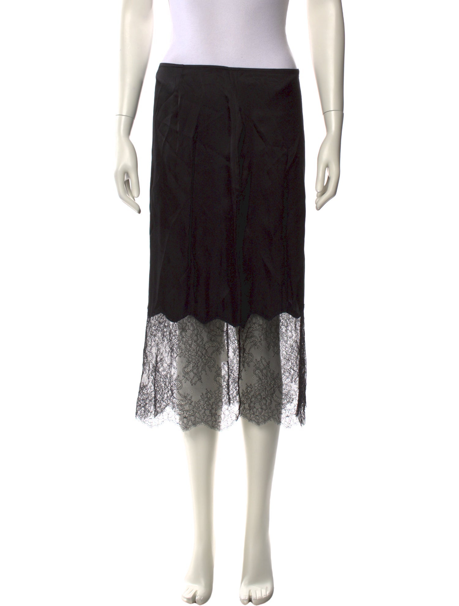 Anine Bing Silk Midi Length Skirt