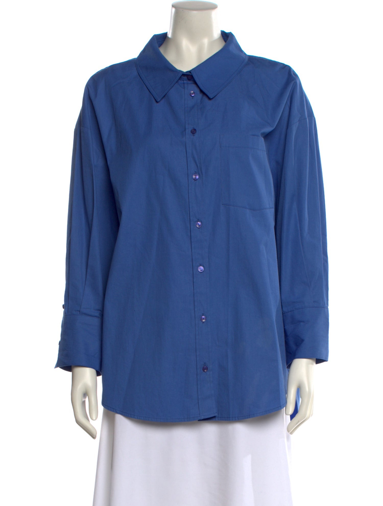 Anine Bing Long Sleeve Button-Up Top