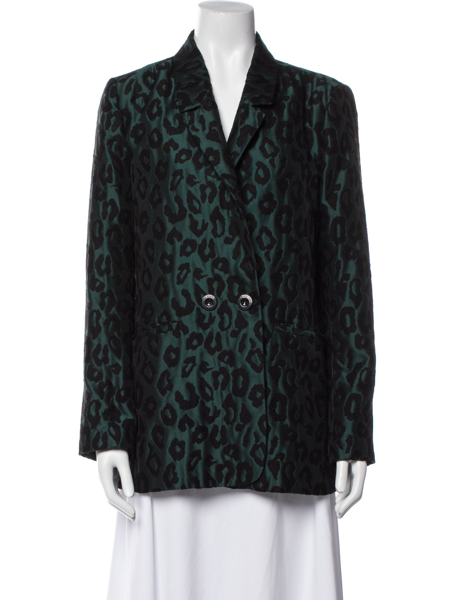 Anine Bing Animal Print Blazer